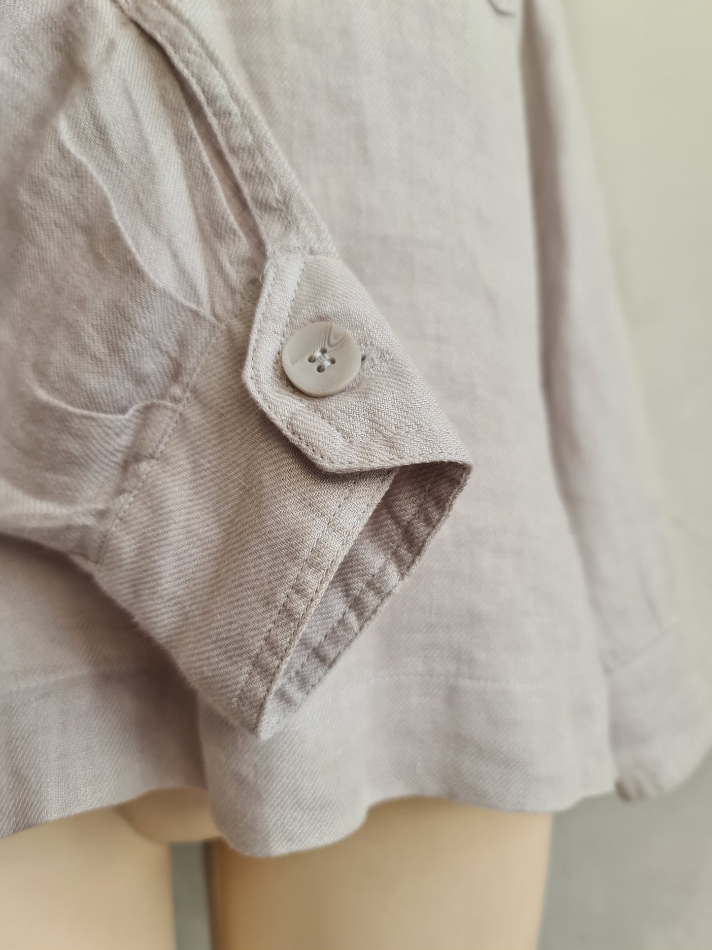 Country Road Oat linen Shirt - size 6
