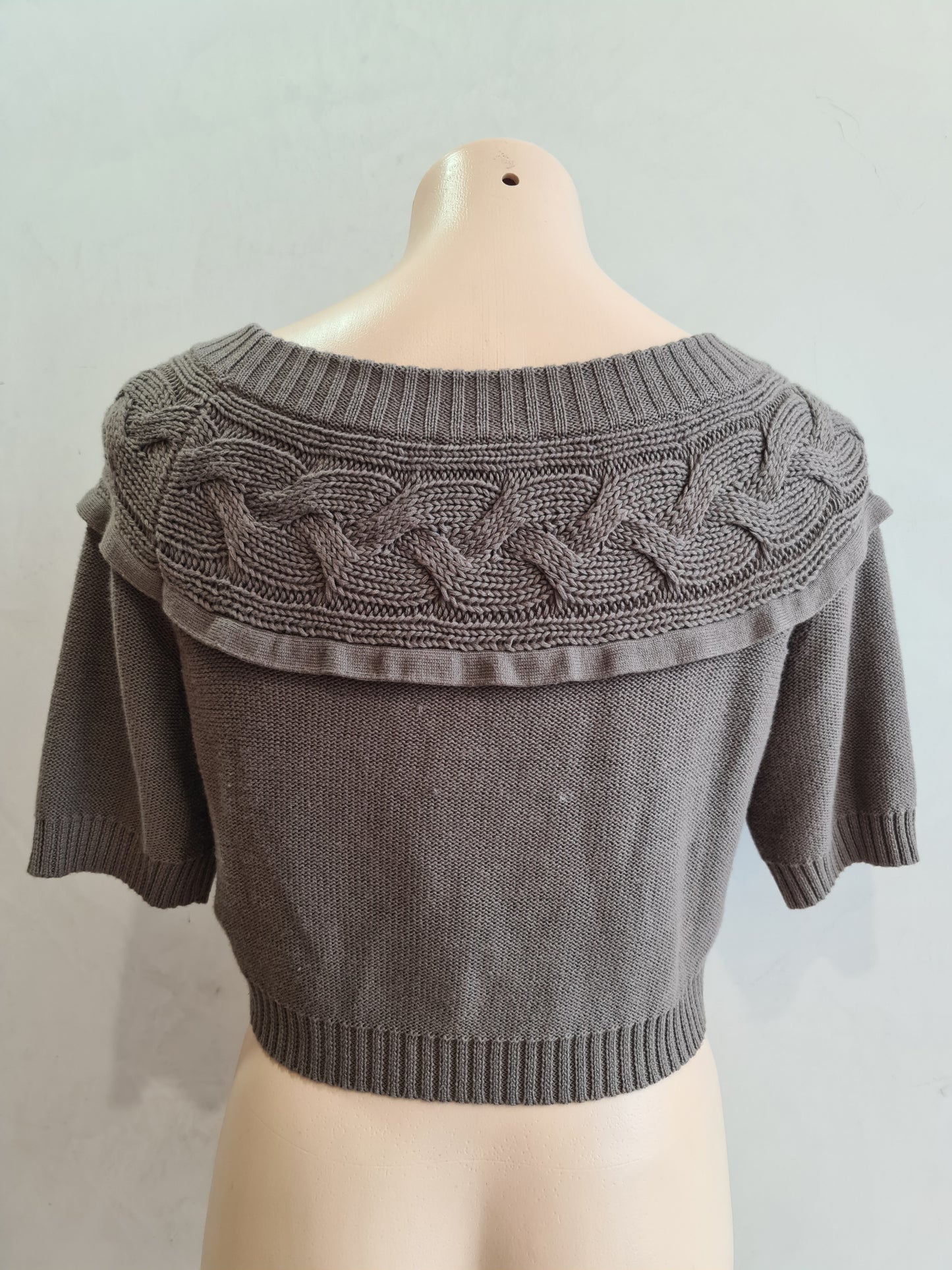 U2  Crop Knit Top - size M
