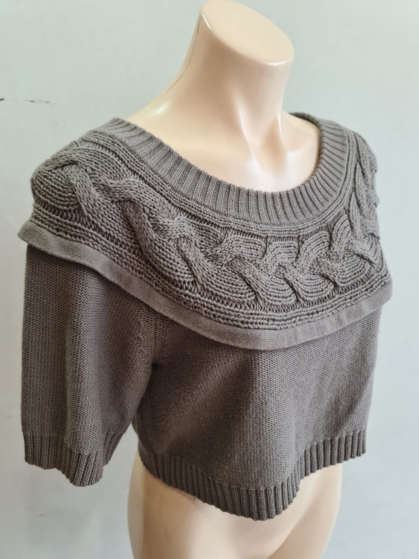 U2  Crop Knit Top - size M