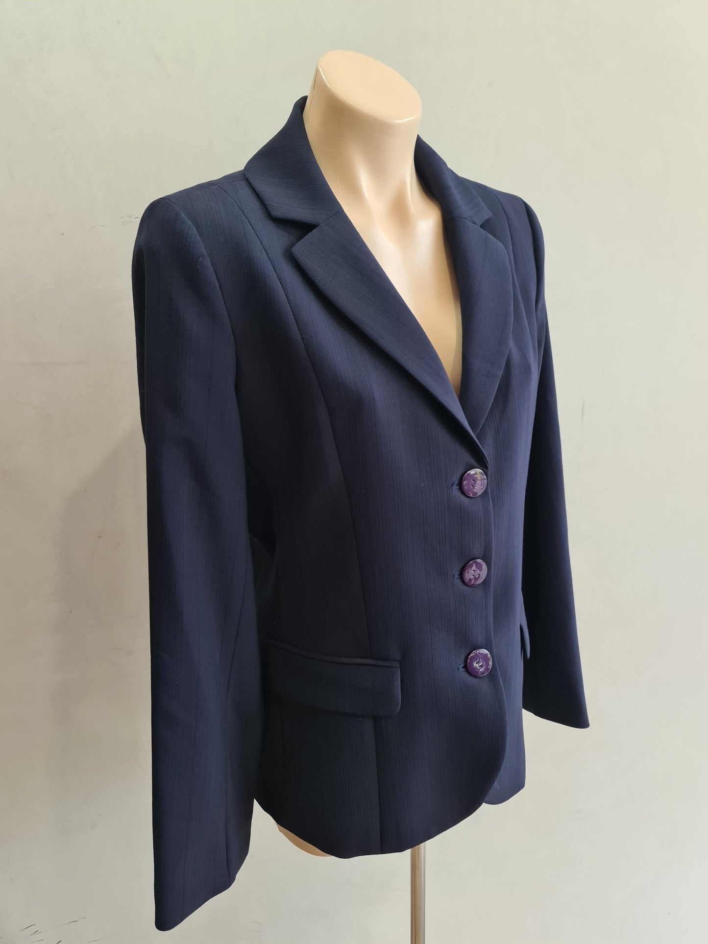 Perri Cutten Navy Jacket - size 14