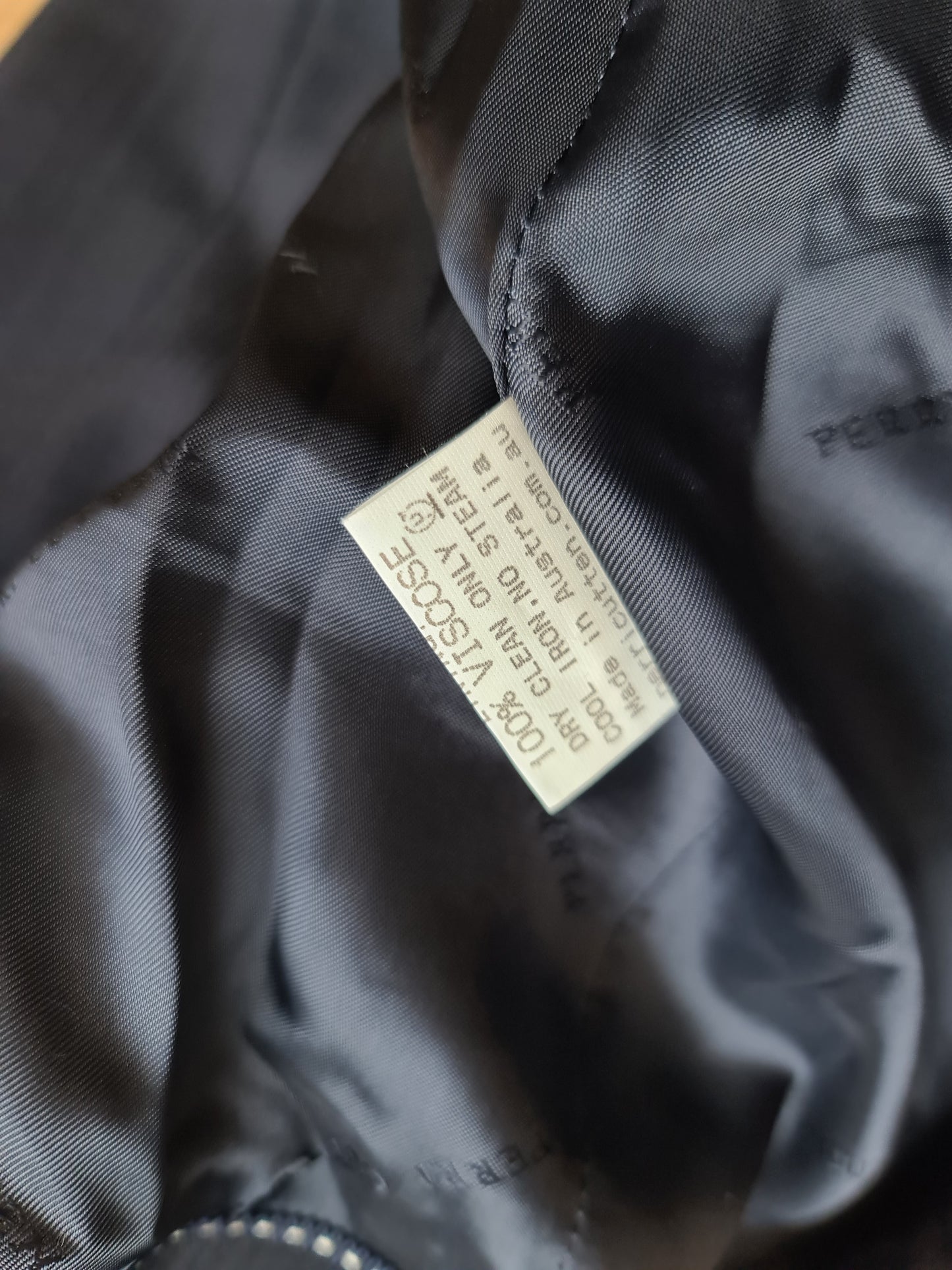 Perri Cutten Navy Jacket - size 14