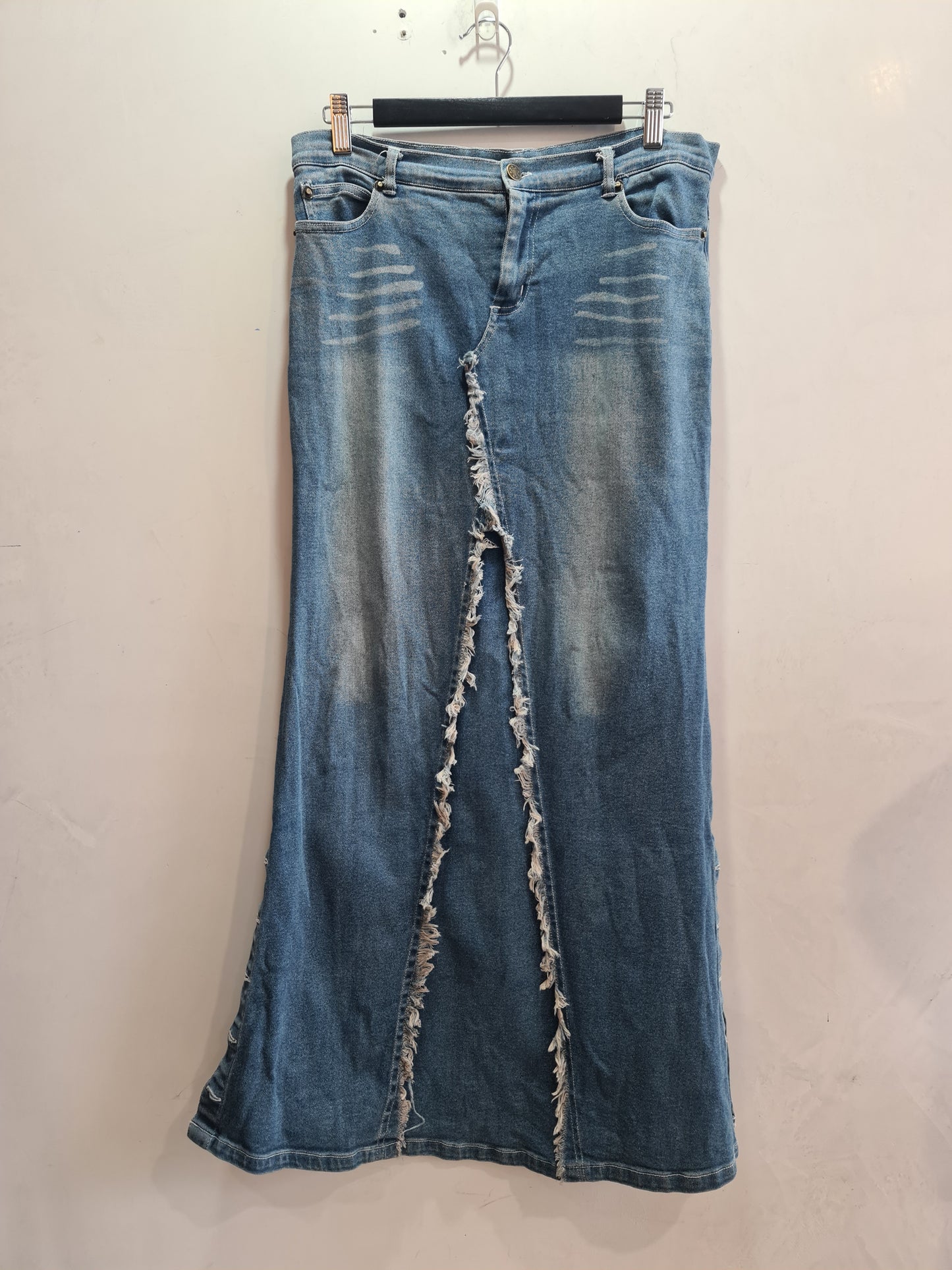 Tyte Denim Maxi Skirt - size L
