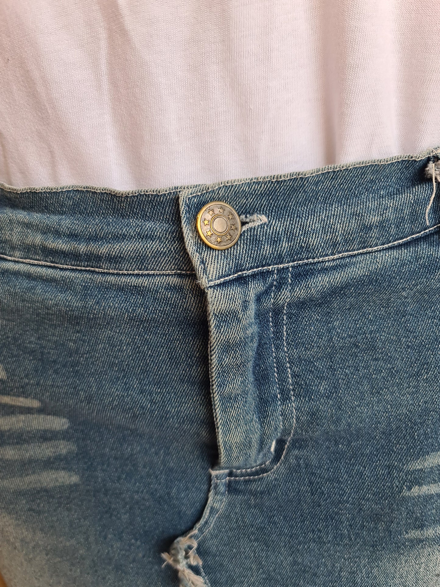 Tyte Denim Maxi Skirt - size L