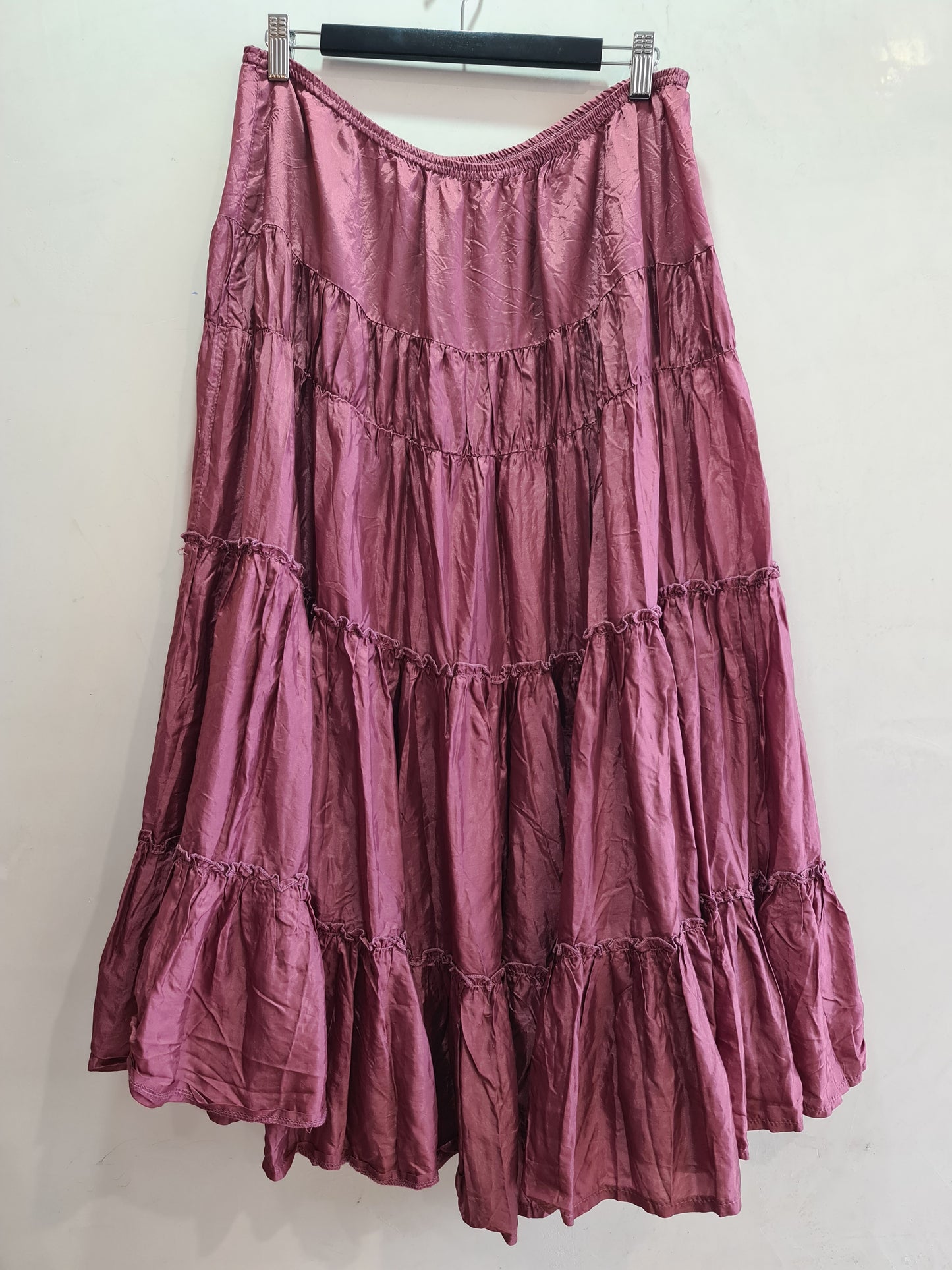 Vintage Target Tiered Berry Maxi Skirt - size 18