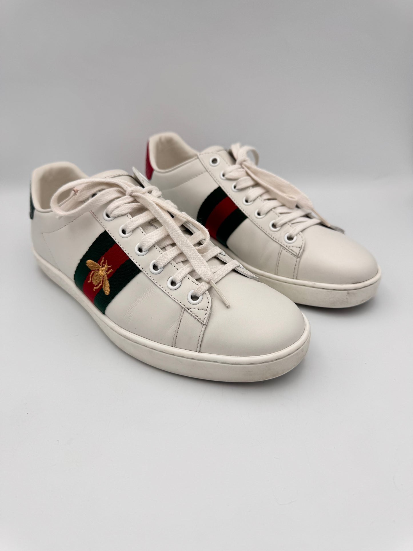 GUCCI Ace Trainer White Size 38 comes with Full Set