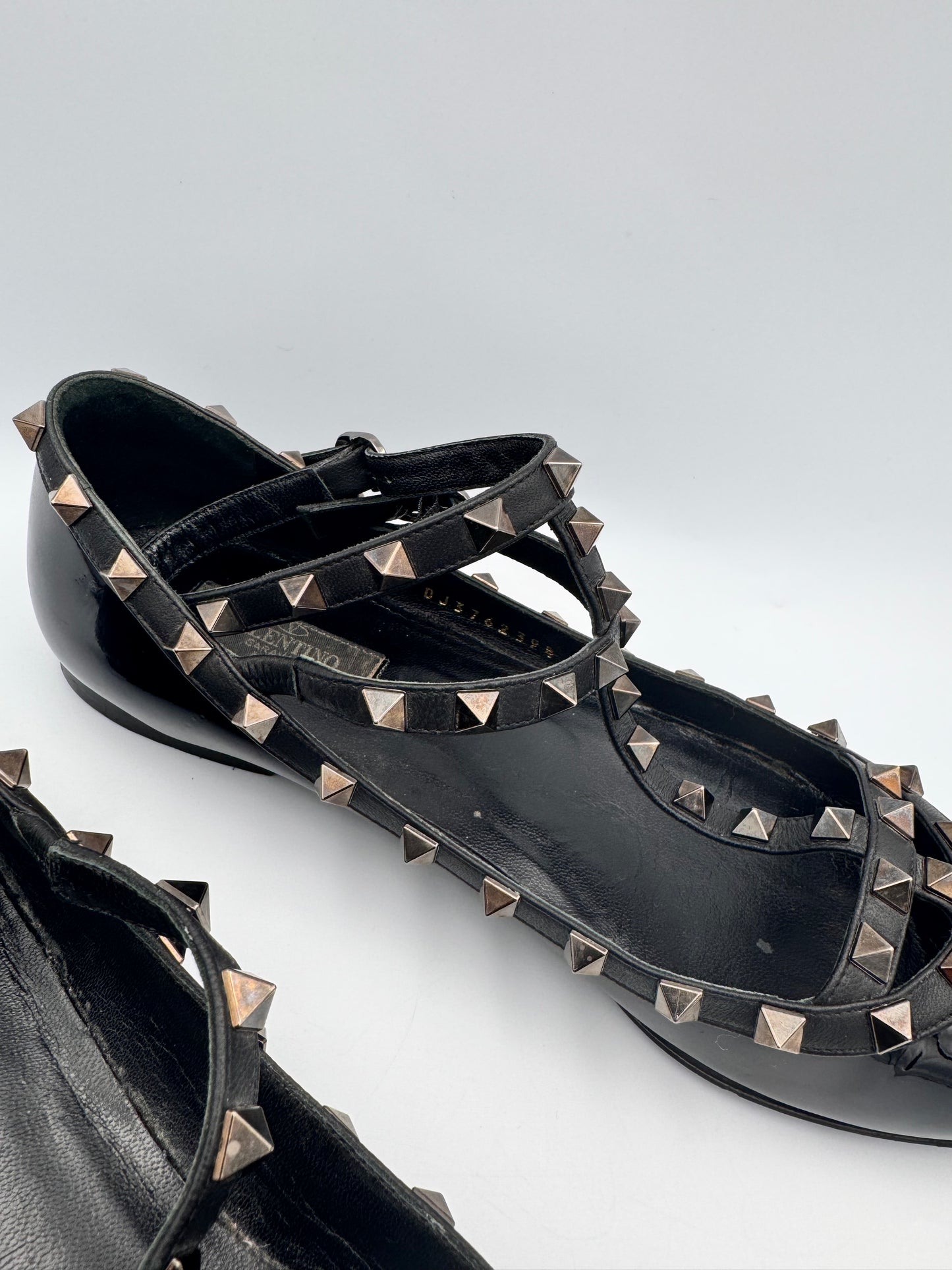 Valentino Studded Flats Size 39.5