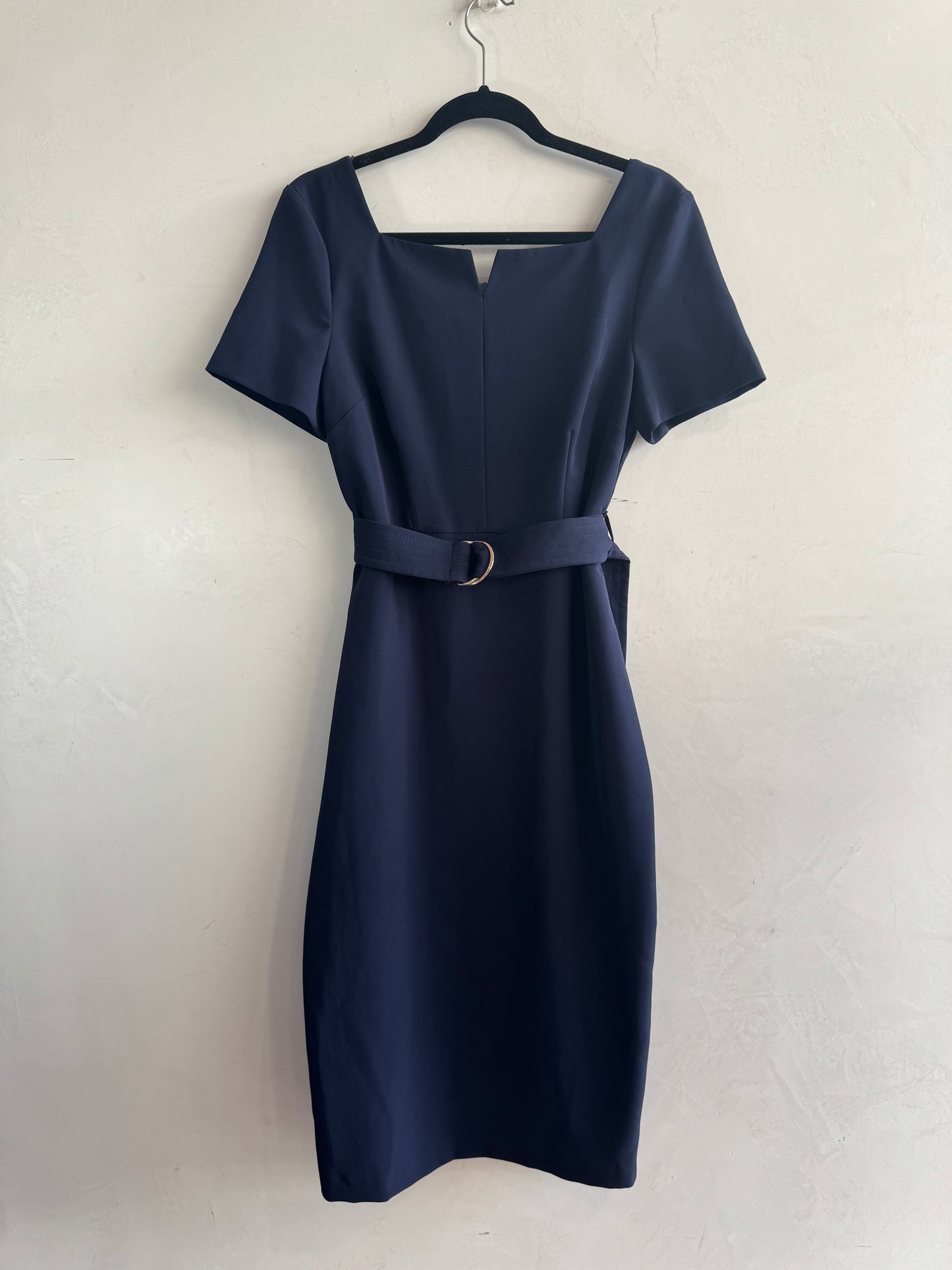 Dorothy Perkins navy dress - size 13