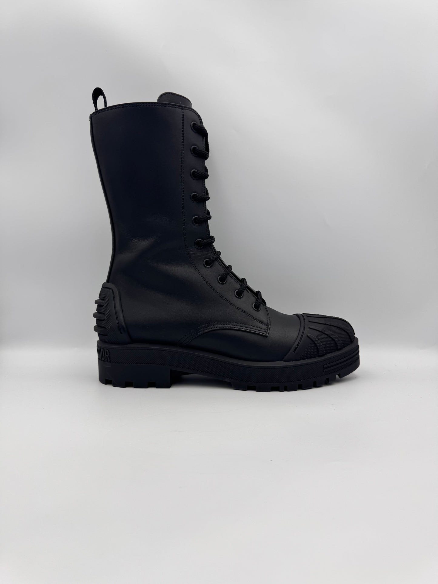 Christian Dior Lace Up Boots Size 38.5