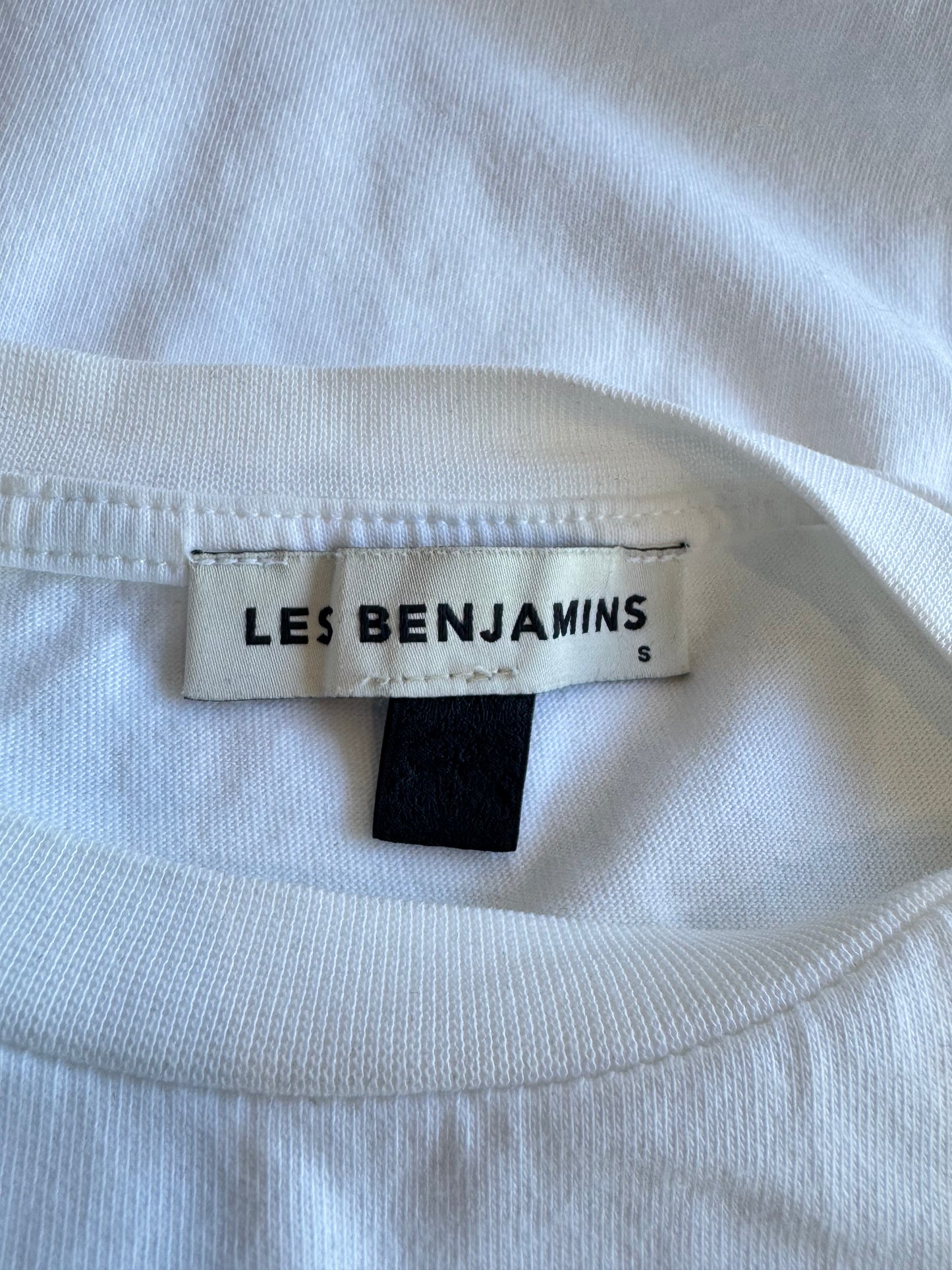 Les Benjamins White T-Shirt - size S