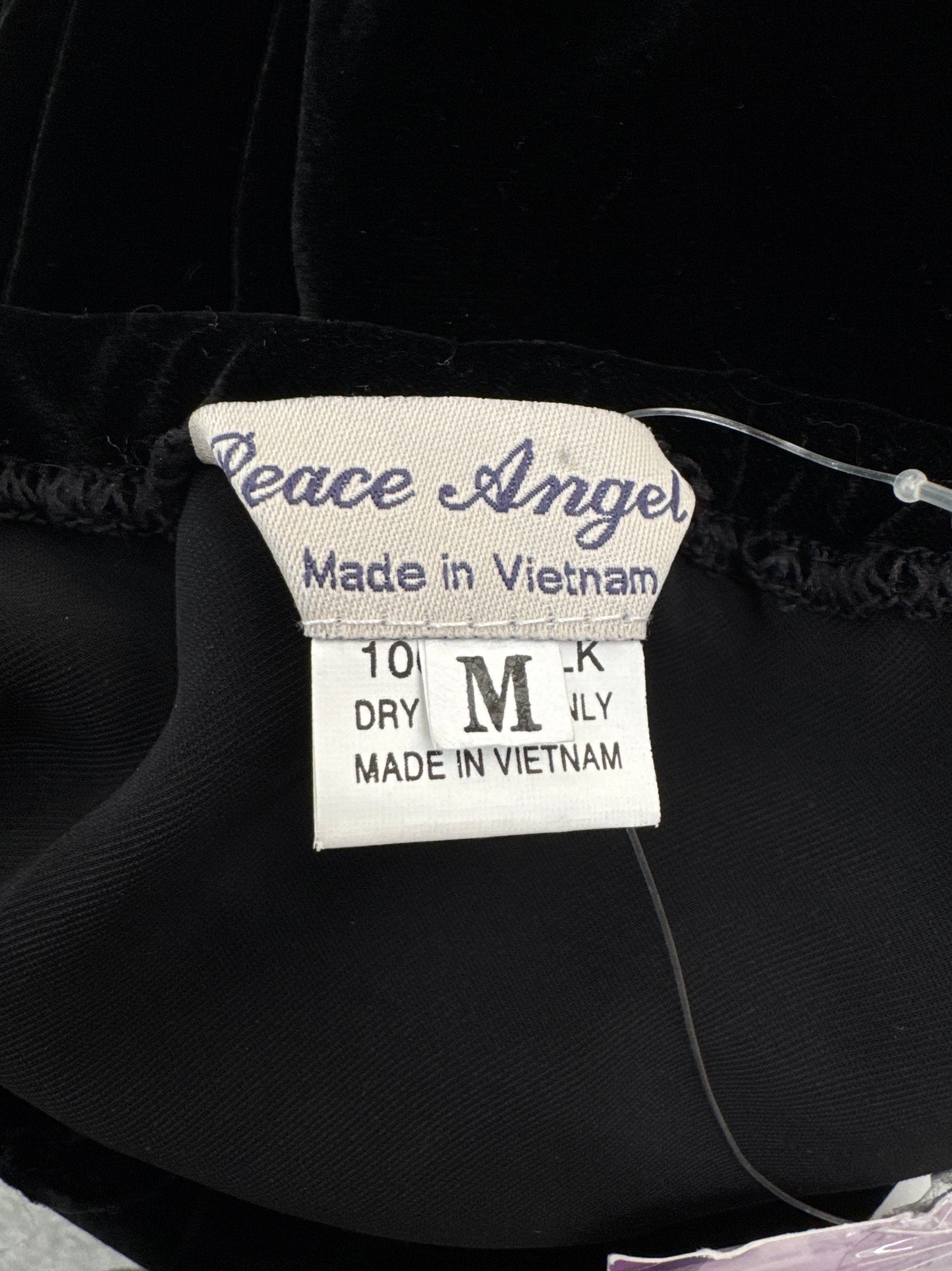 Peace Angel Black Velvet Skirt - Sz m