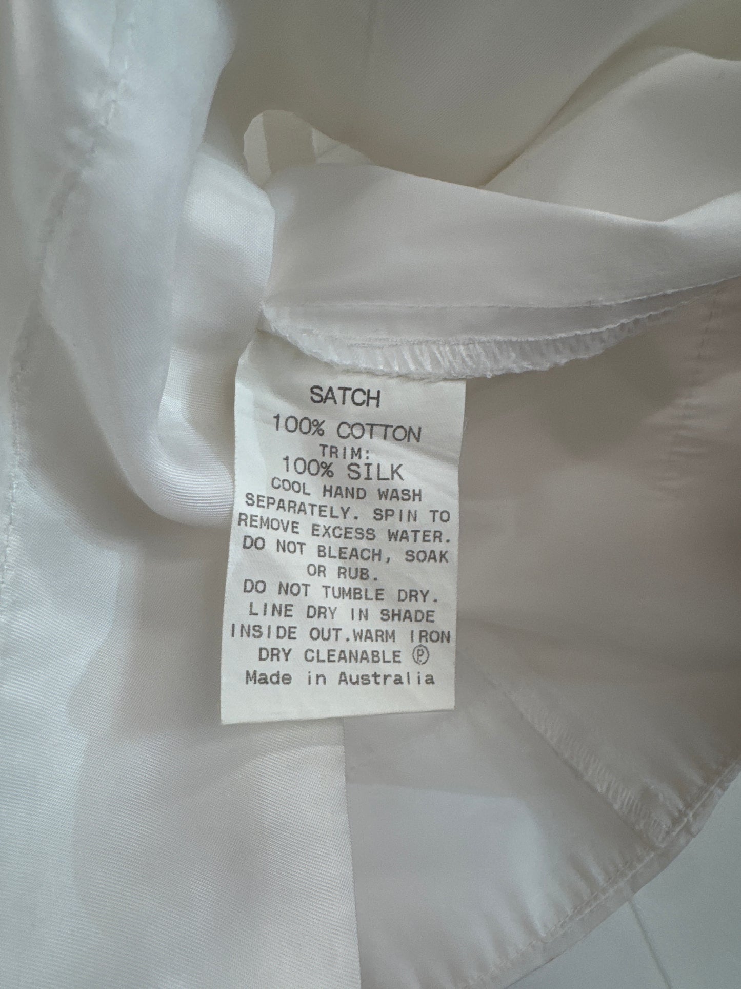 Satch White Skirt - Size 8