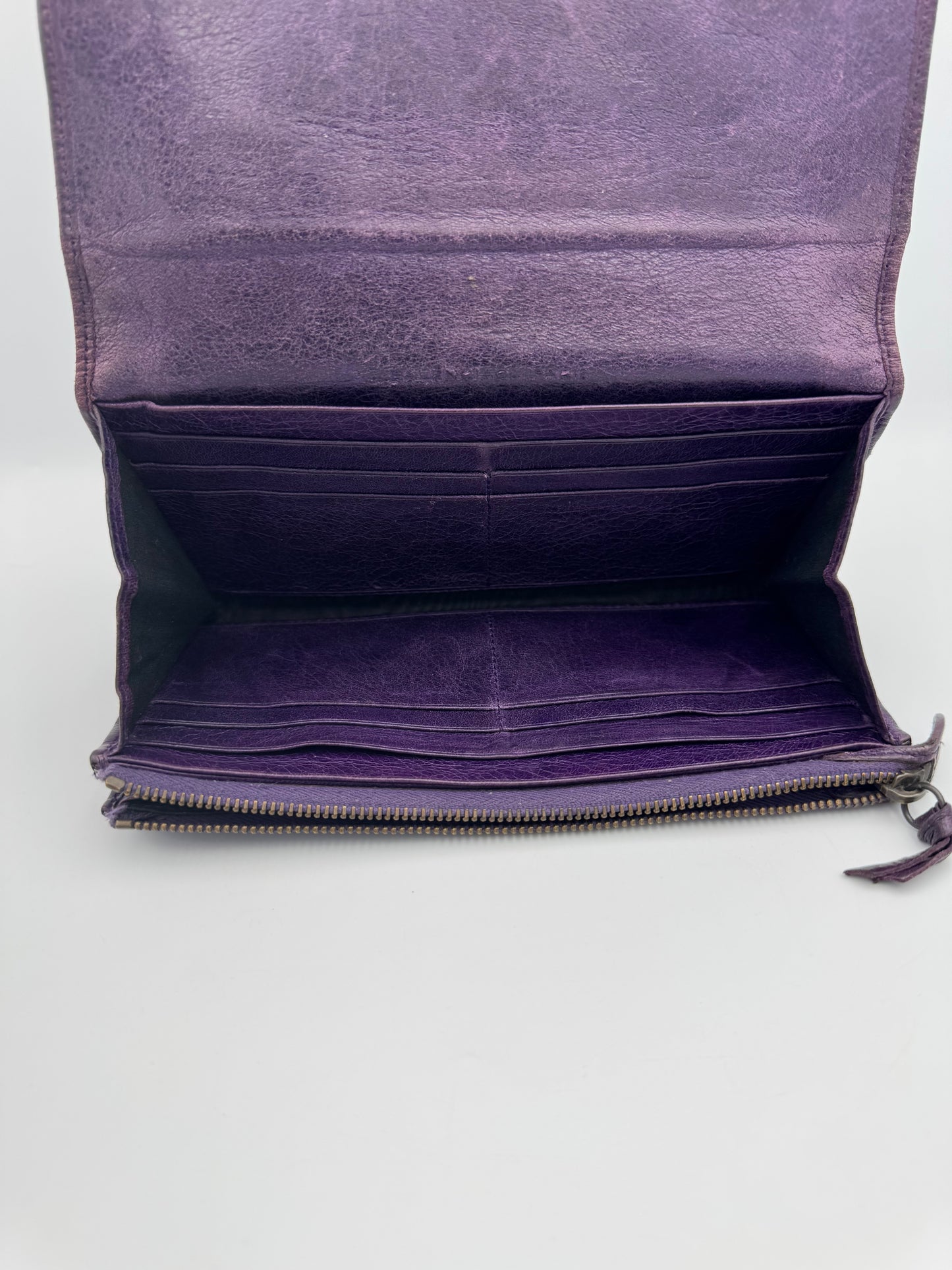 BALENCIAGA Purple Wallet