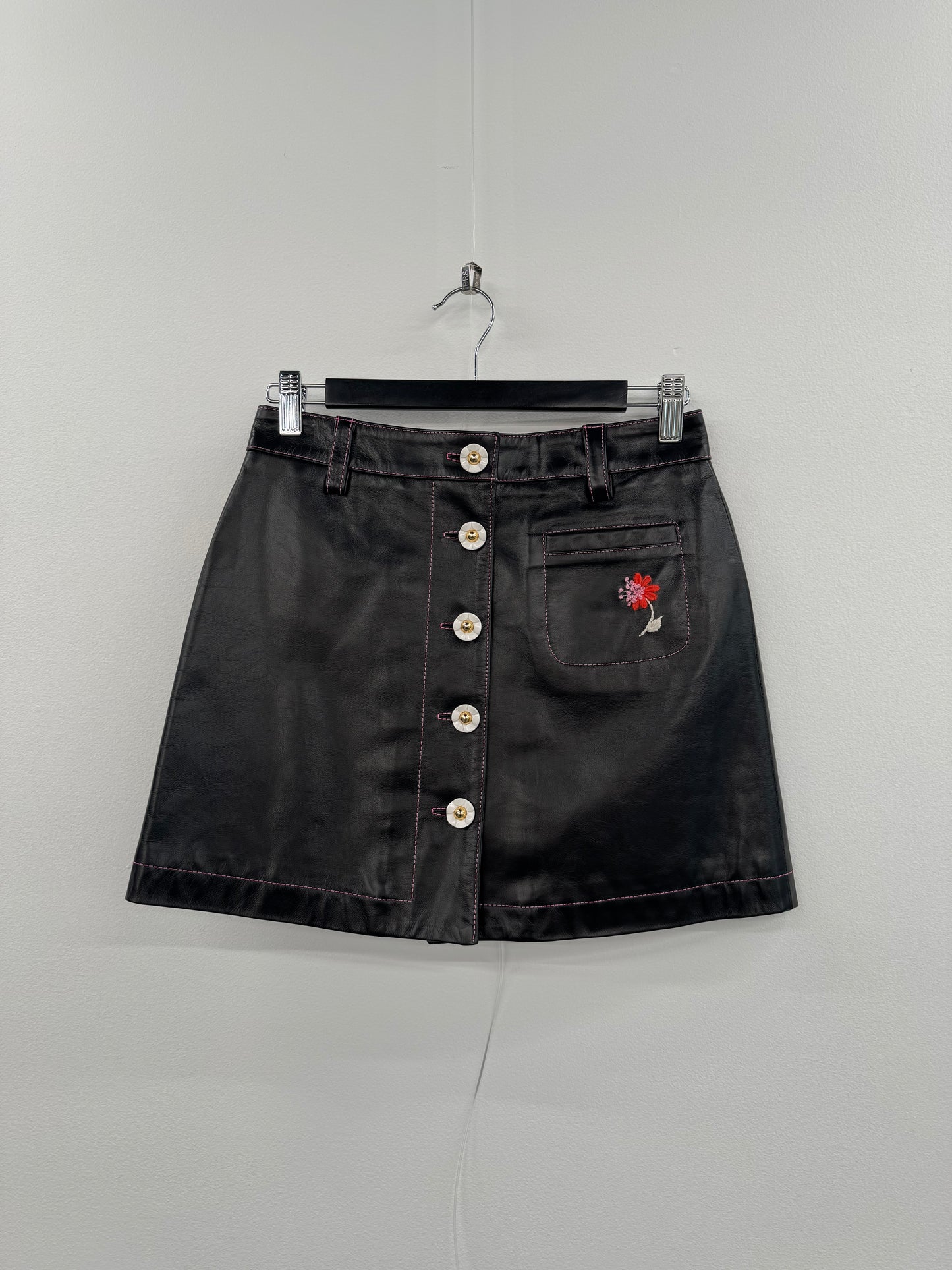 Cormio Leather Skirt Sz Small