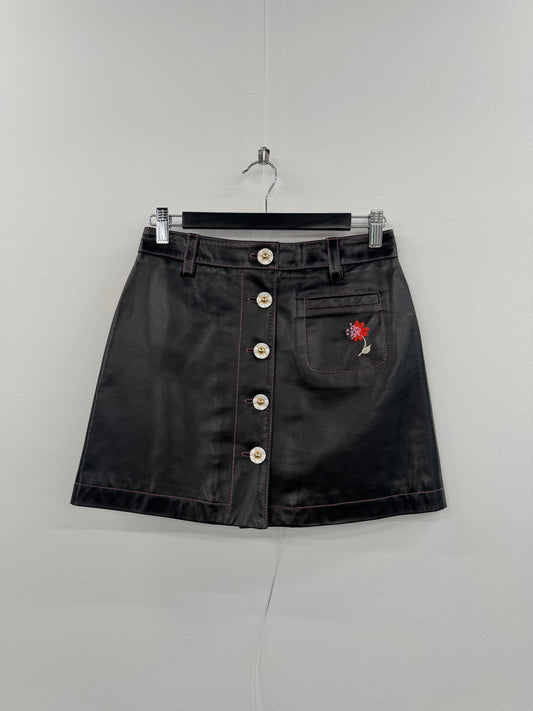 Cormio Leather Skirt Sz Small