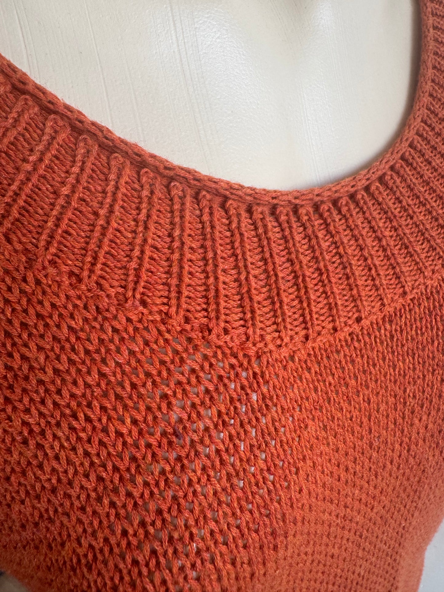 Alivegirl Rust Knit Top - size 12