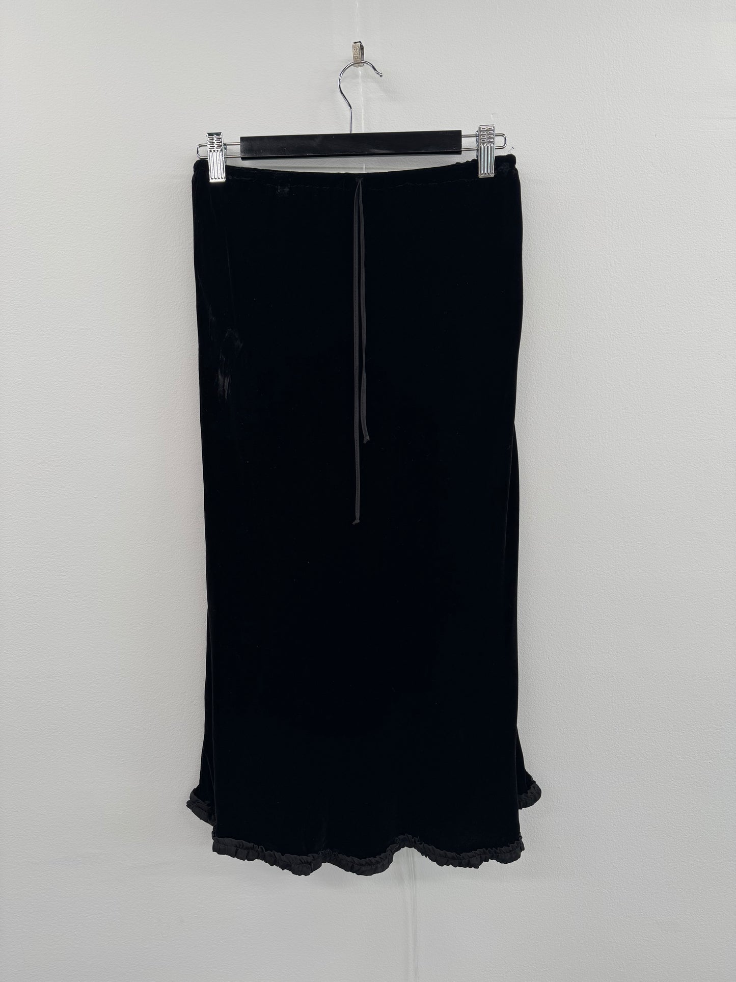 Peace Angel Black Velvet Skirt - Sz m