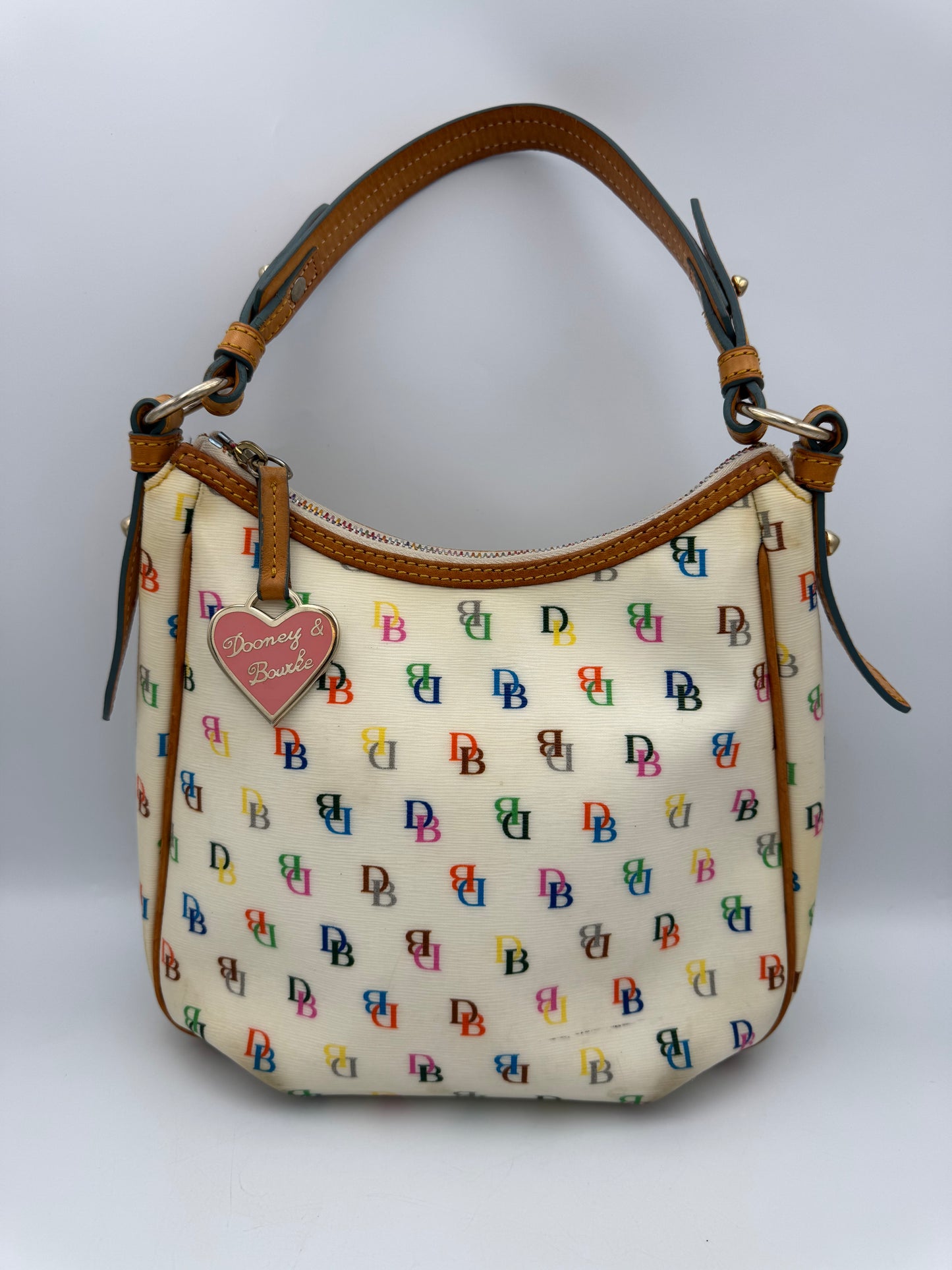 Vintage Dooney & Bourke monogram shoulder bag