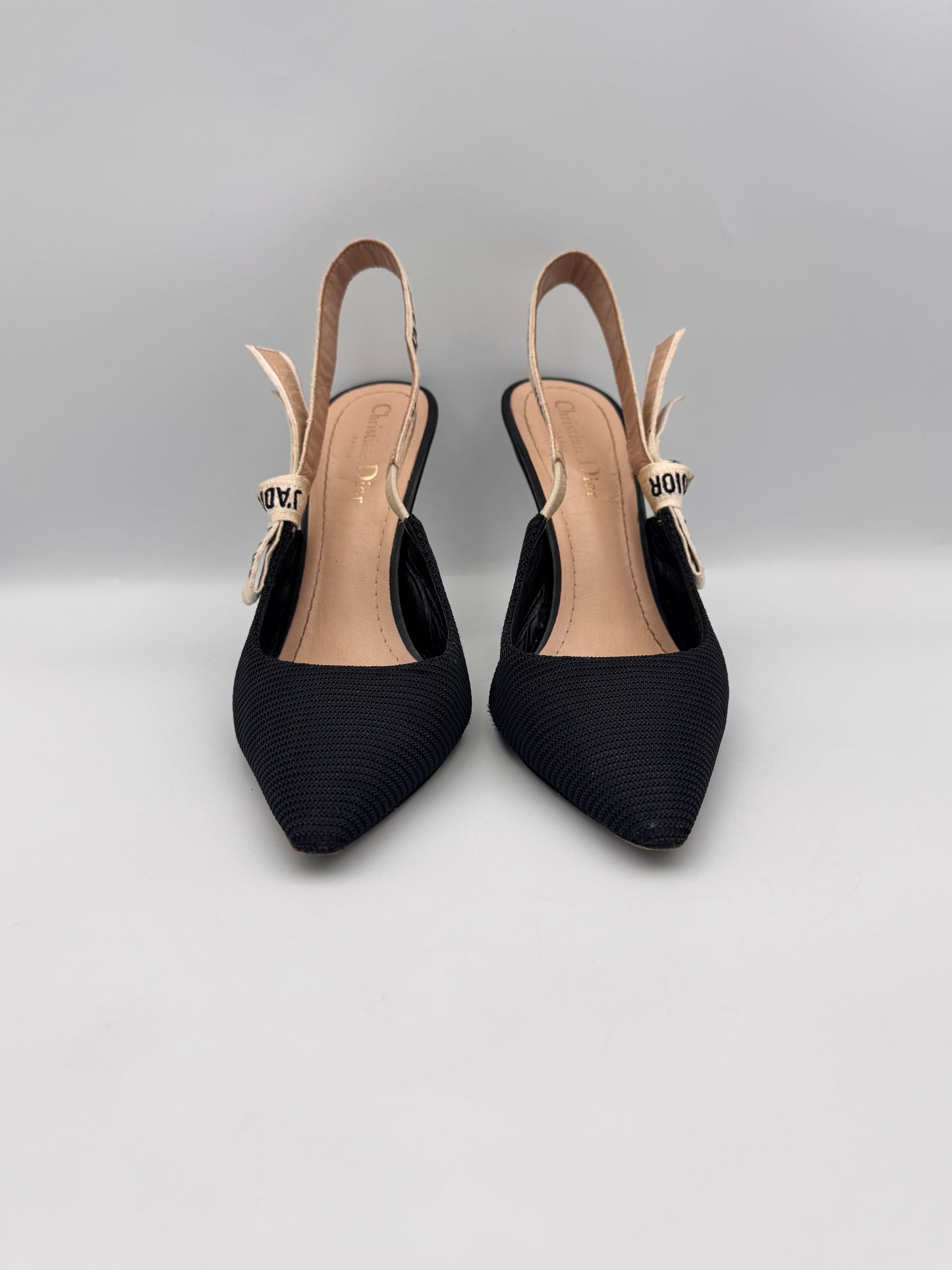 Dior Black Slingback Heel Size 39.5