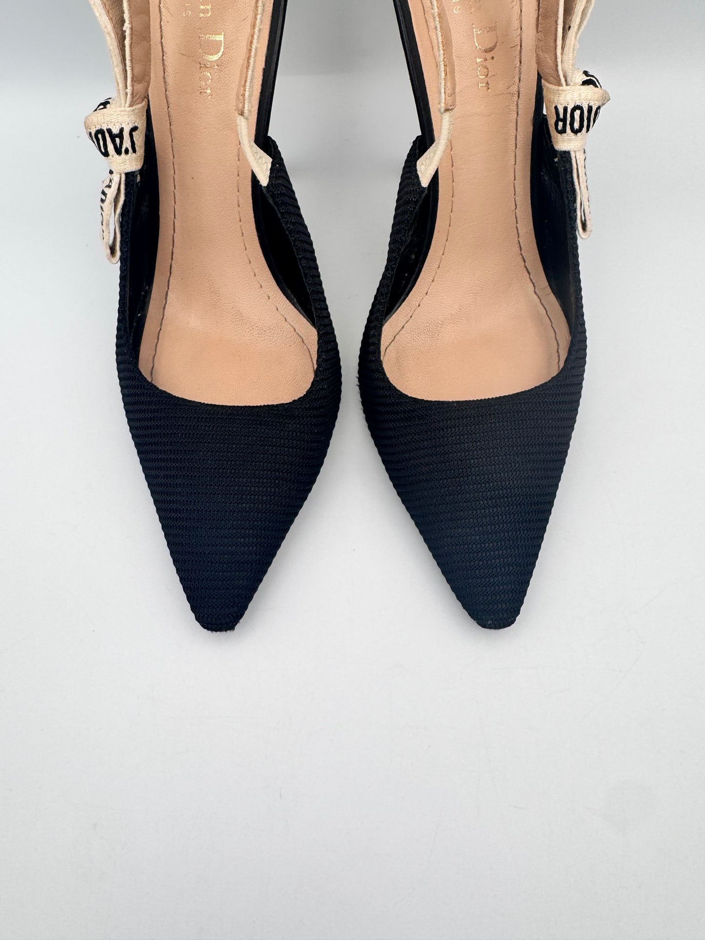 Dior Black Slingback Heel Size 39.5