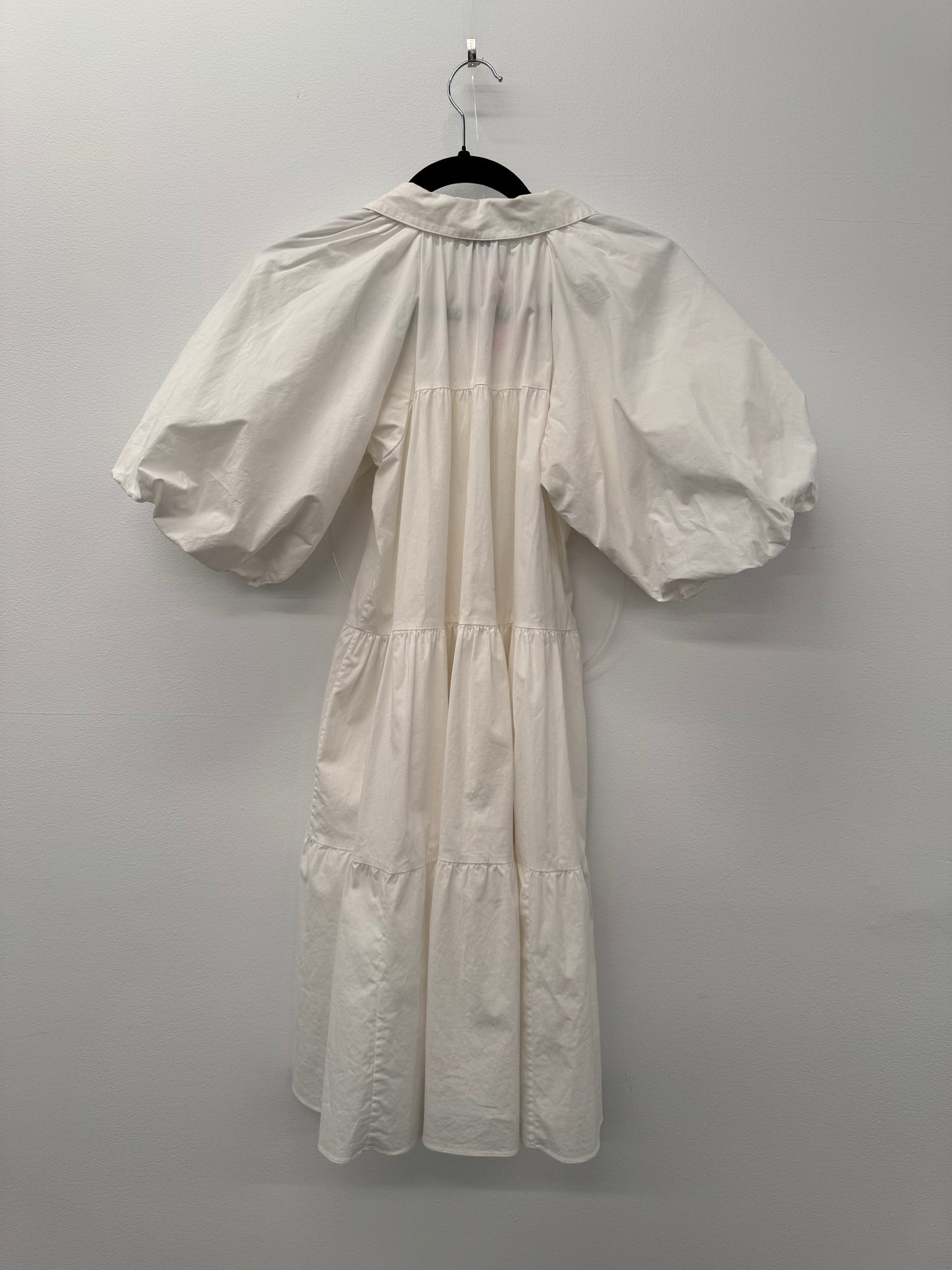 Witchery White Tiered Mini Dress - size 6