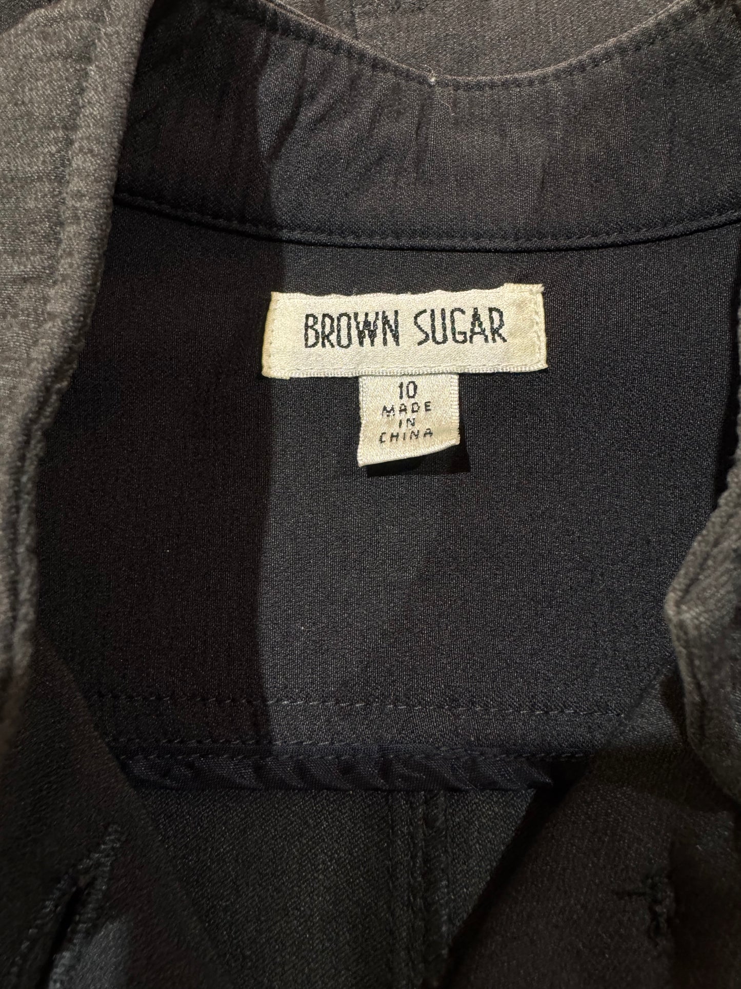 Brown Sugar Black Light Jacket - size 10