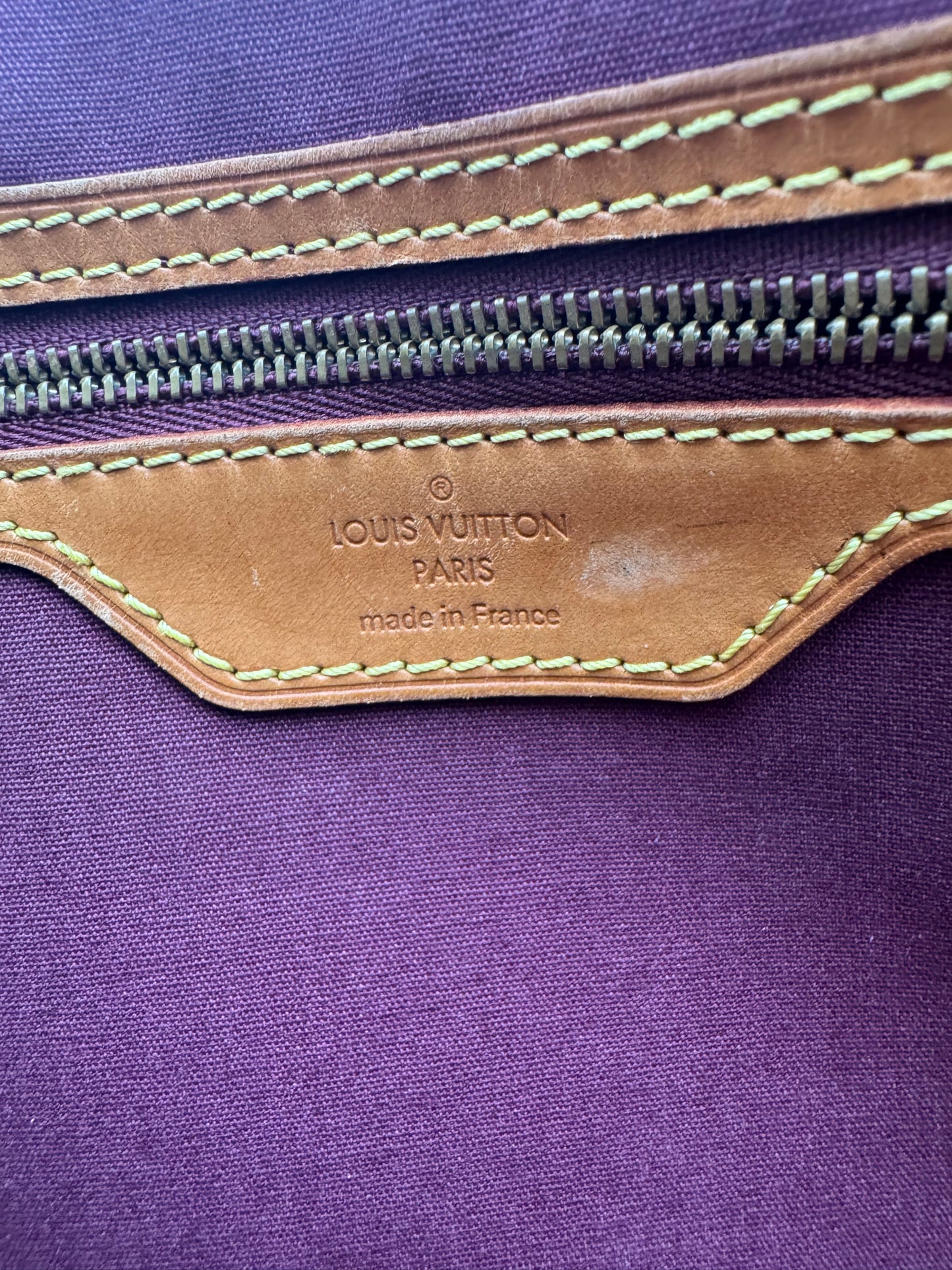 LOUIS VUITTON 2012 Monogram Vernis Brea MM Satchel