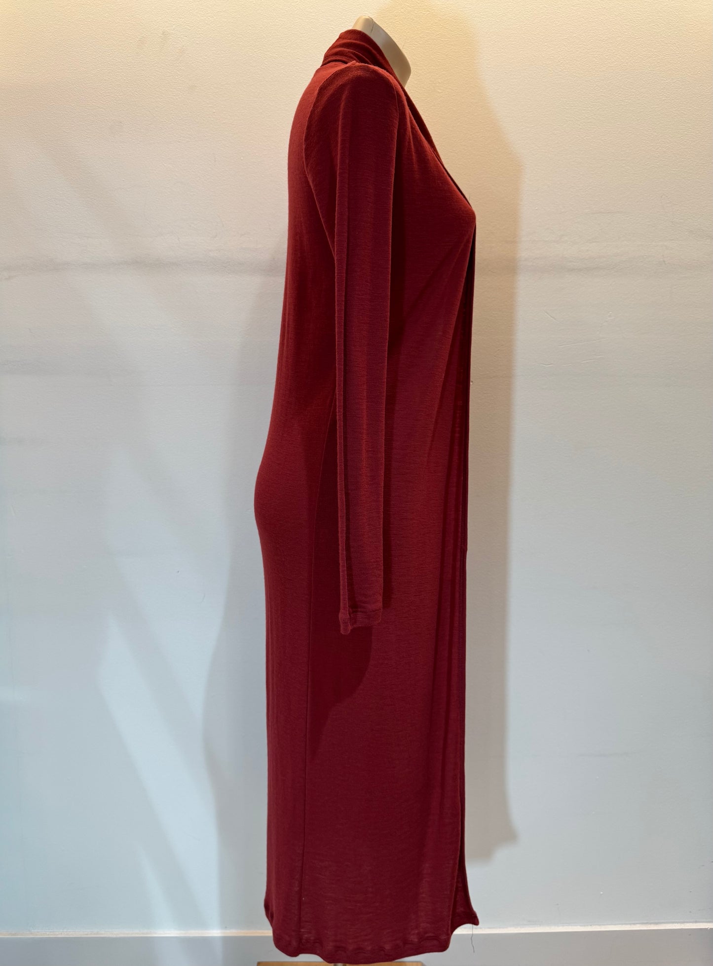 Kookai Long Red Wool Cardigan - size S