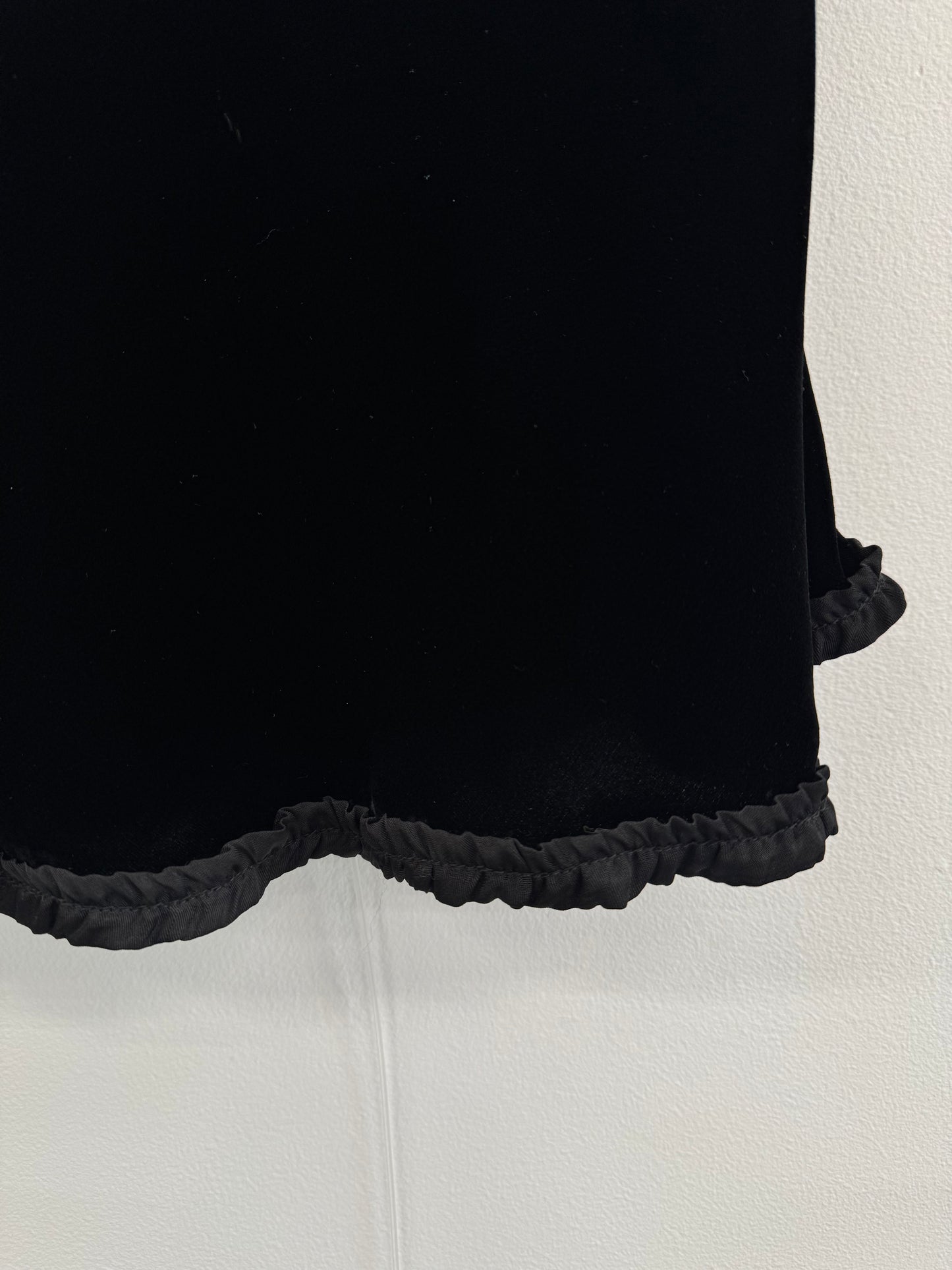 Peace Angel Black Velvet Skirt - Sz m