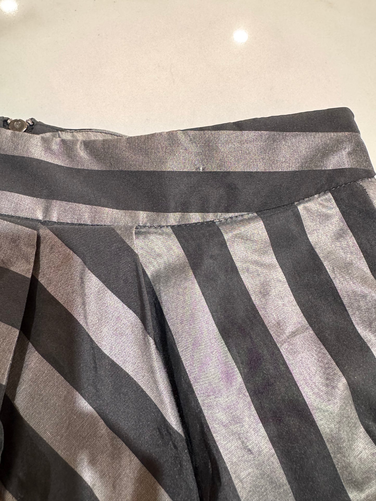 Vintage Cue ruffled striped skirt - size 12