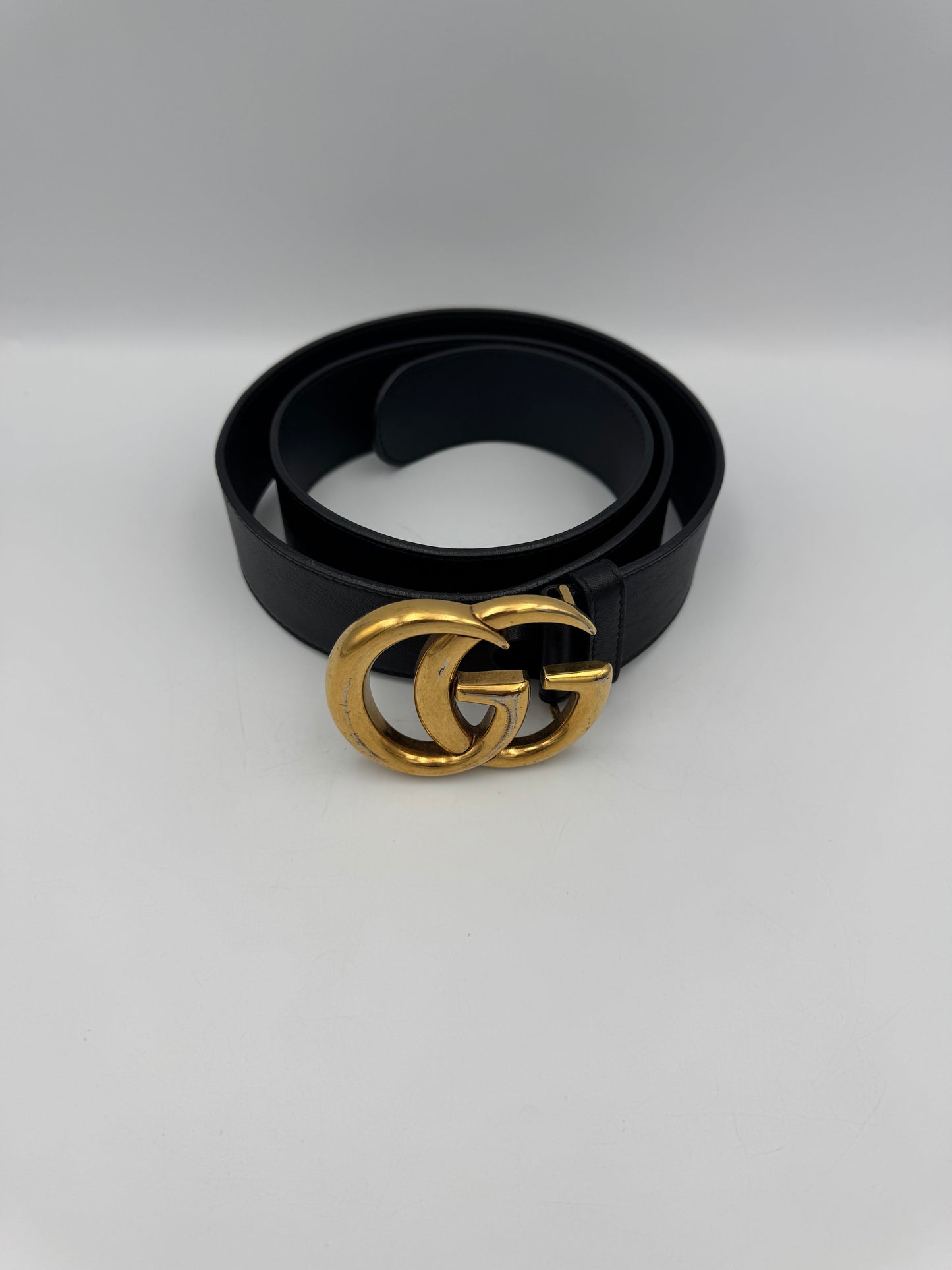 GUCCI Marmont 4cm Wide Belt Size 85