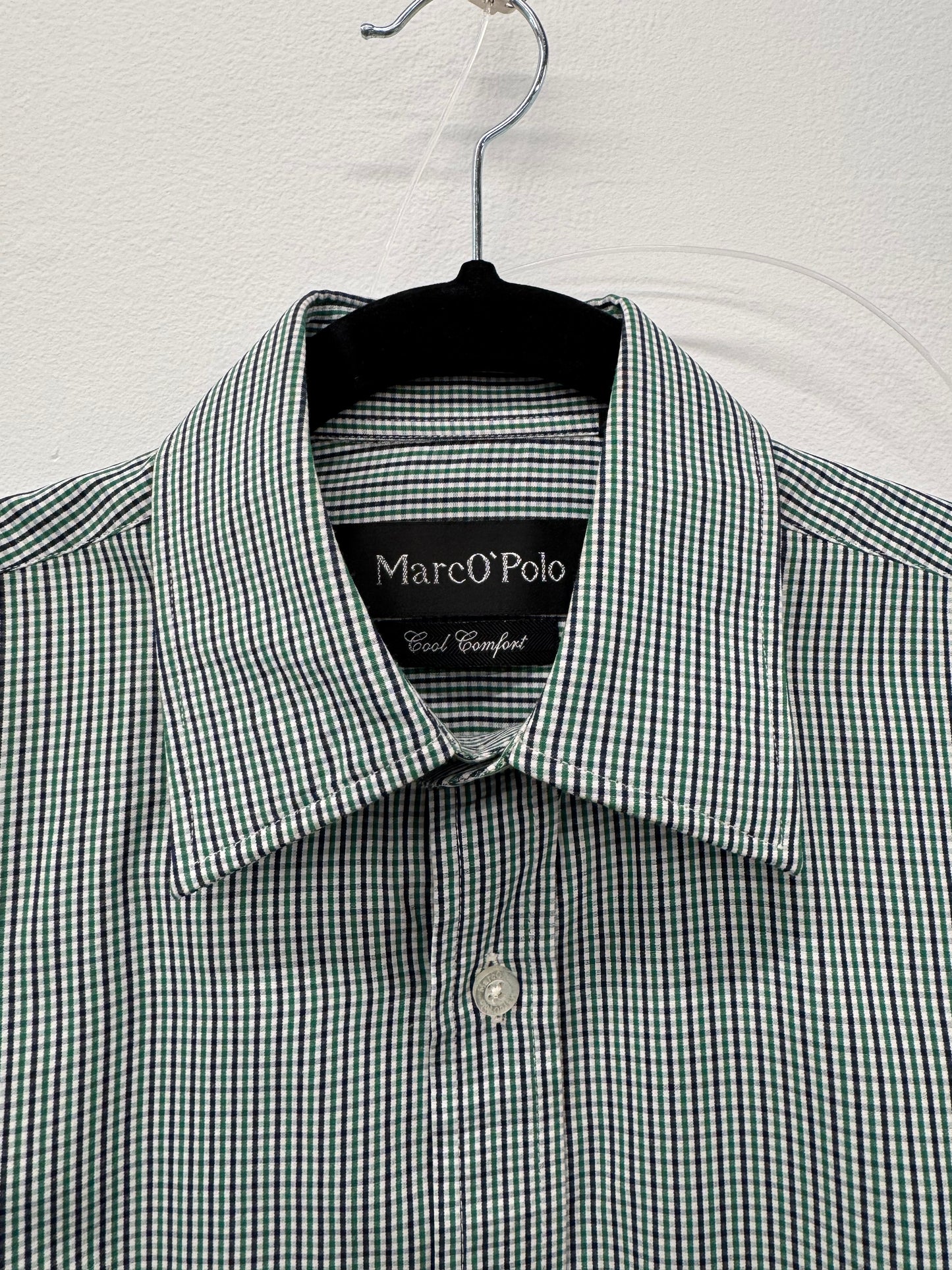 Marco Polo Green Checked shirt - Size S
