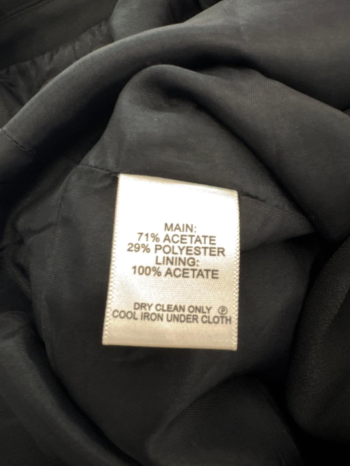 Saba Black Crop Wool Jacket - Size 6