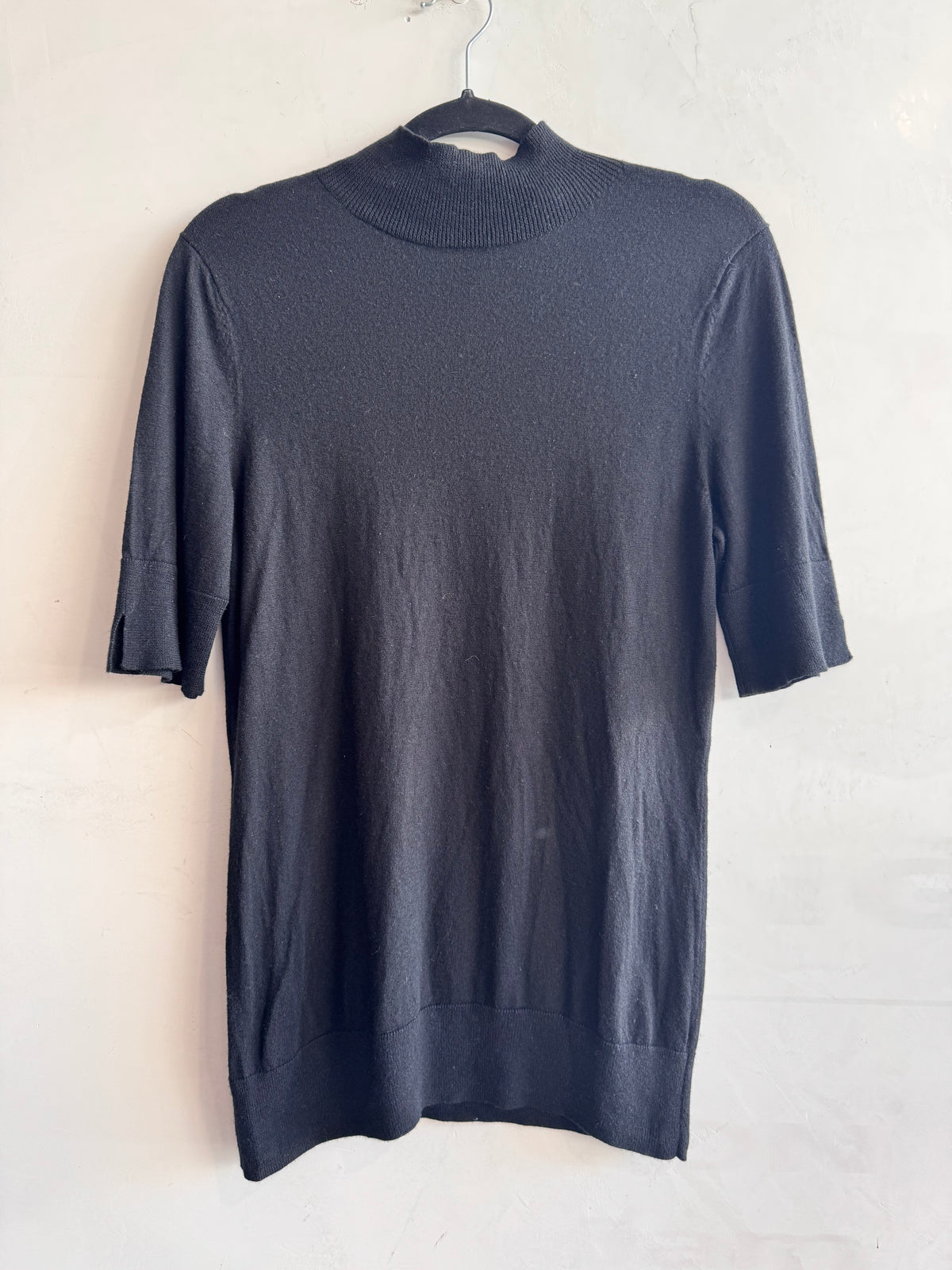 Country Road Black Wool Silk Knit - size L