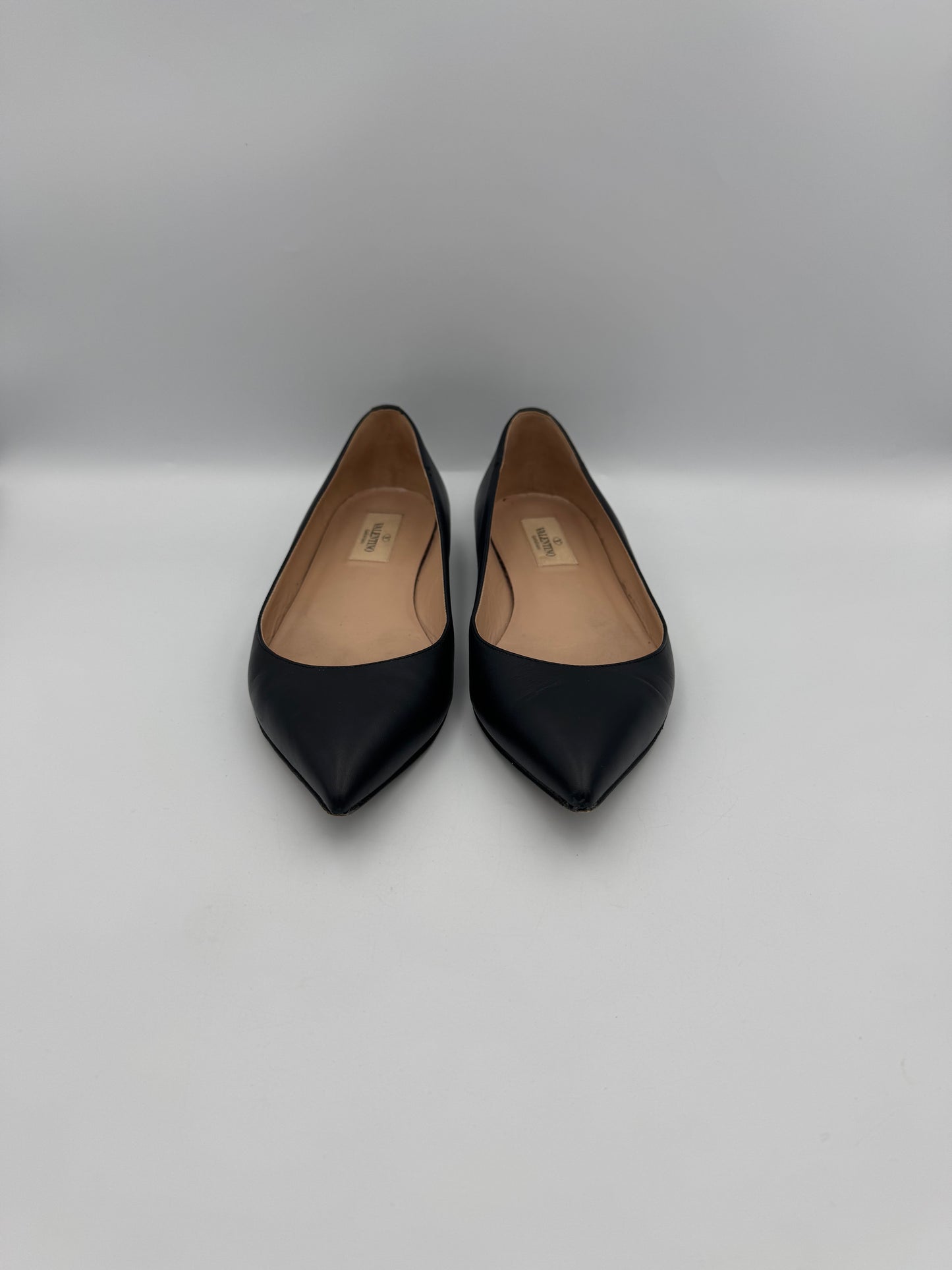 Valentino Black Ballet Flats Size 37