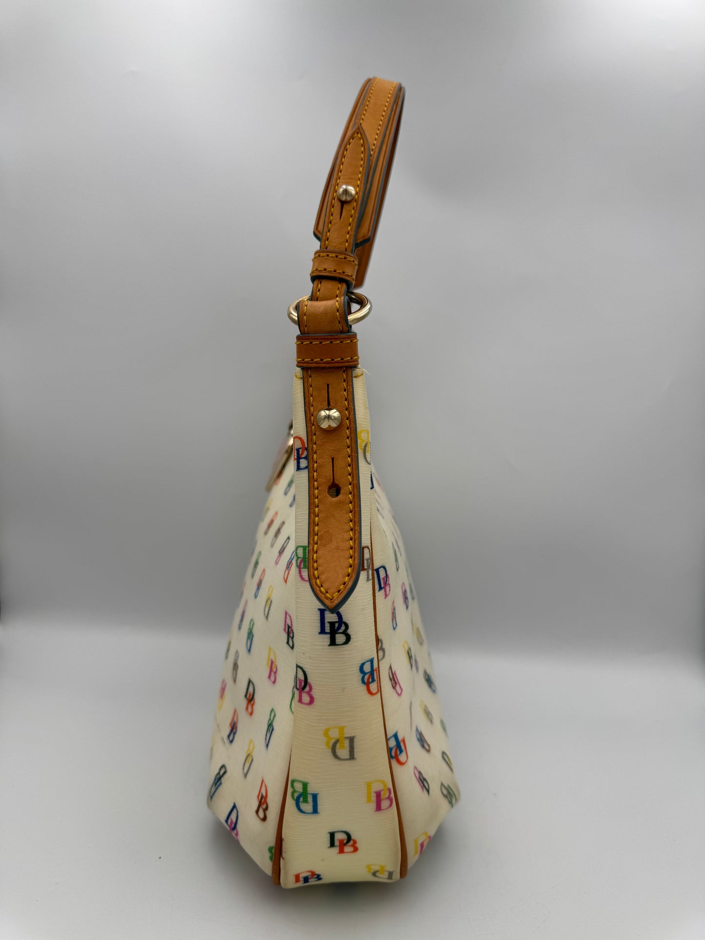 Vintage Dooney & Bourke monogram shoulder bag