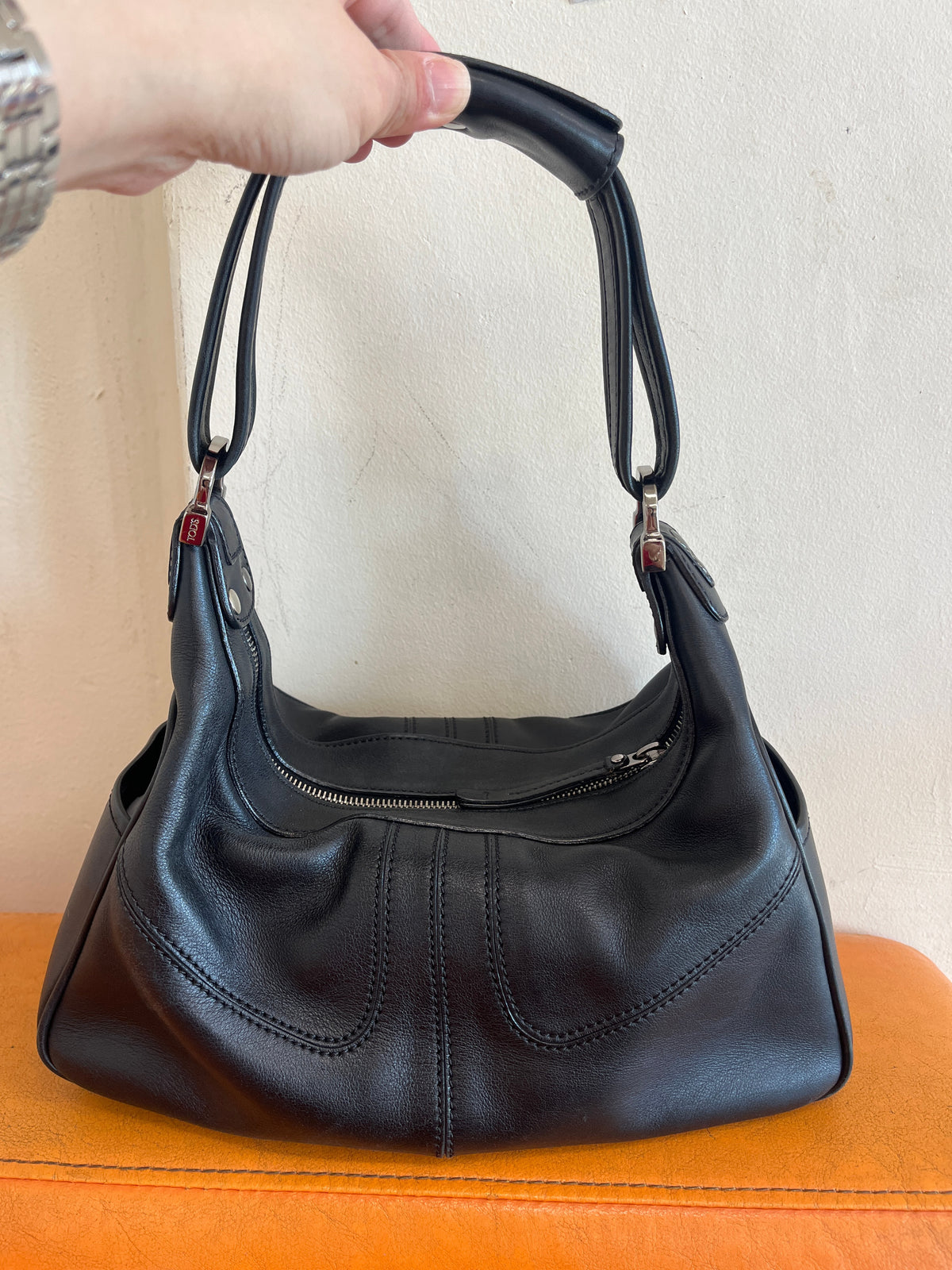 Tod's Black TOD’S Black Leather shoulder bag Size O/S
