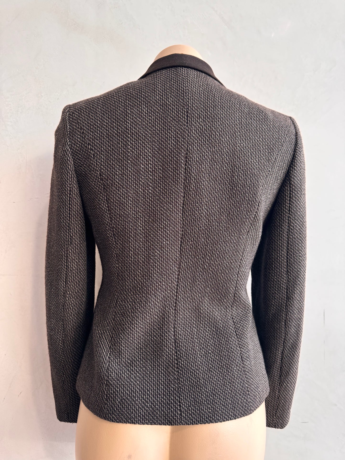 Vintage Cathay Brown Wool Blend Jacket - size S