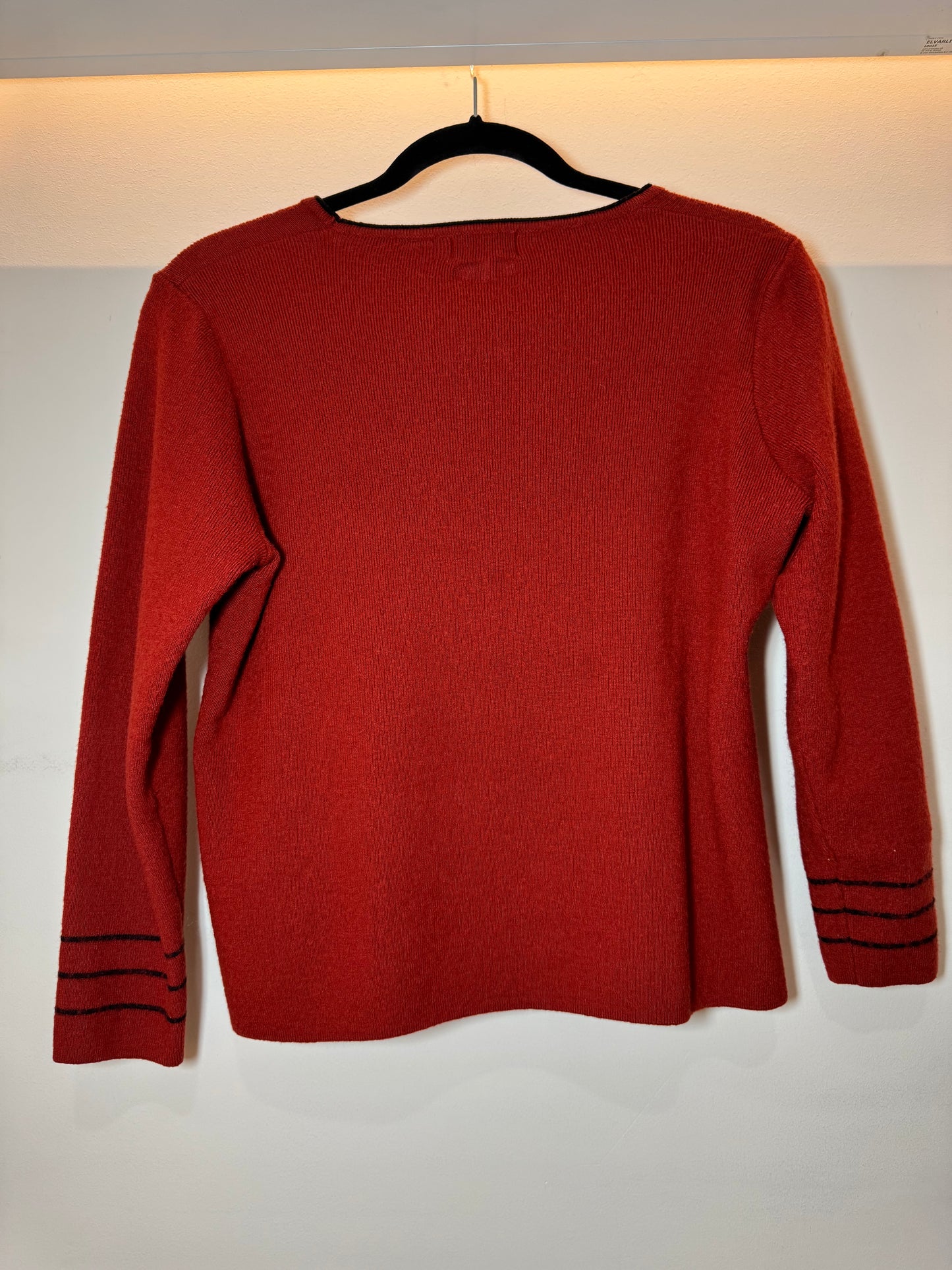 La Dame Rust Knit with Buttons - size M/L