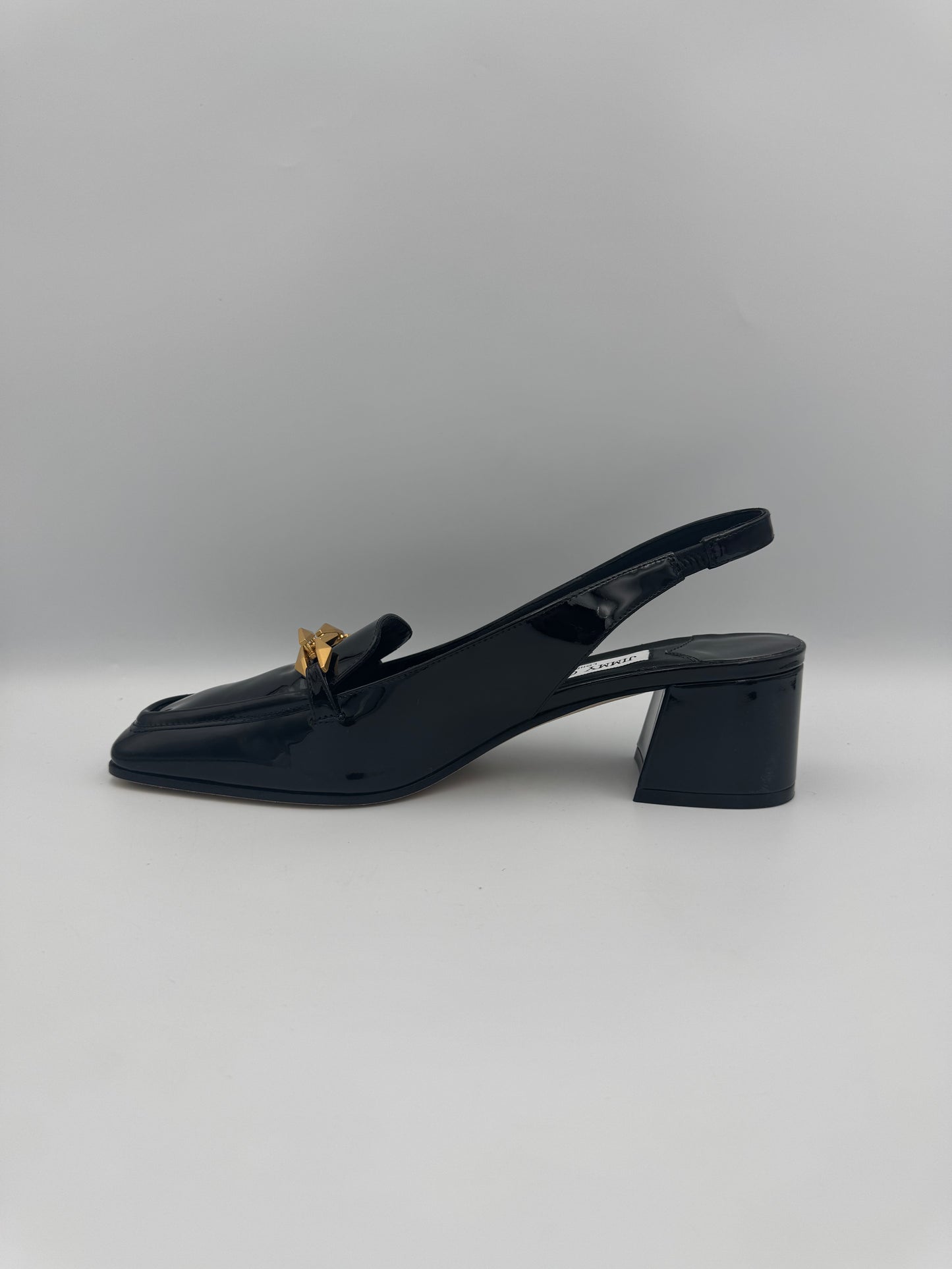 Jimmy Choo Diamond Tilda Soft Patent Black Size 40