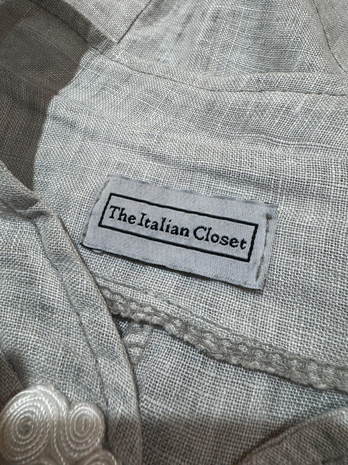 Italian Closet Napoleon Linen Top - size S