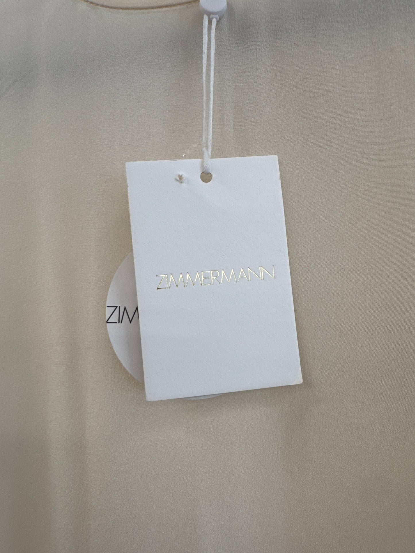 Zimmermann Ivory Silk Blouse NWT - Size 0