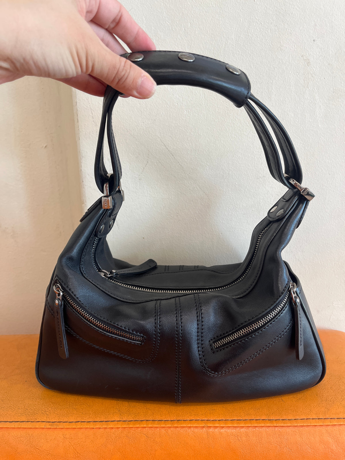 Tod's Black TOD’S Black Leather shoulder bag Size O/S
