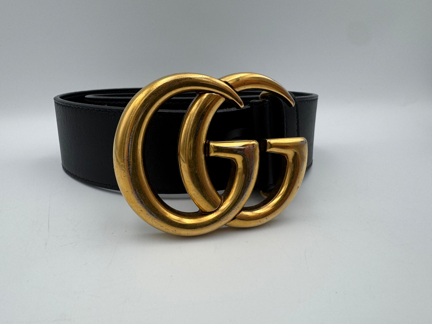 GUCCI Marmont 4cm Wide Belt Size 85