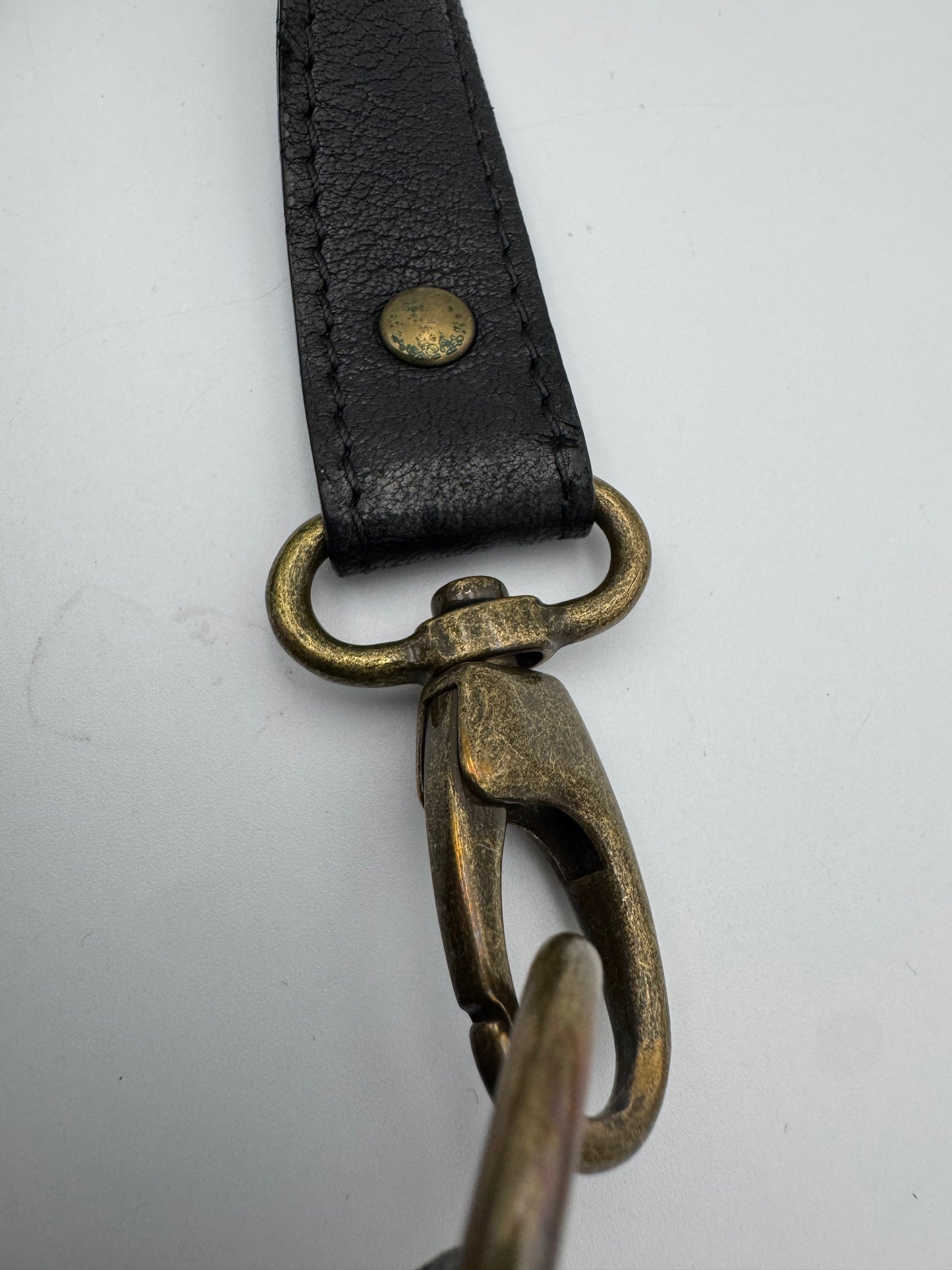 Tikah Black Leather Sling Bag