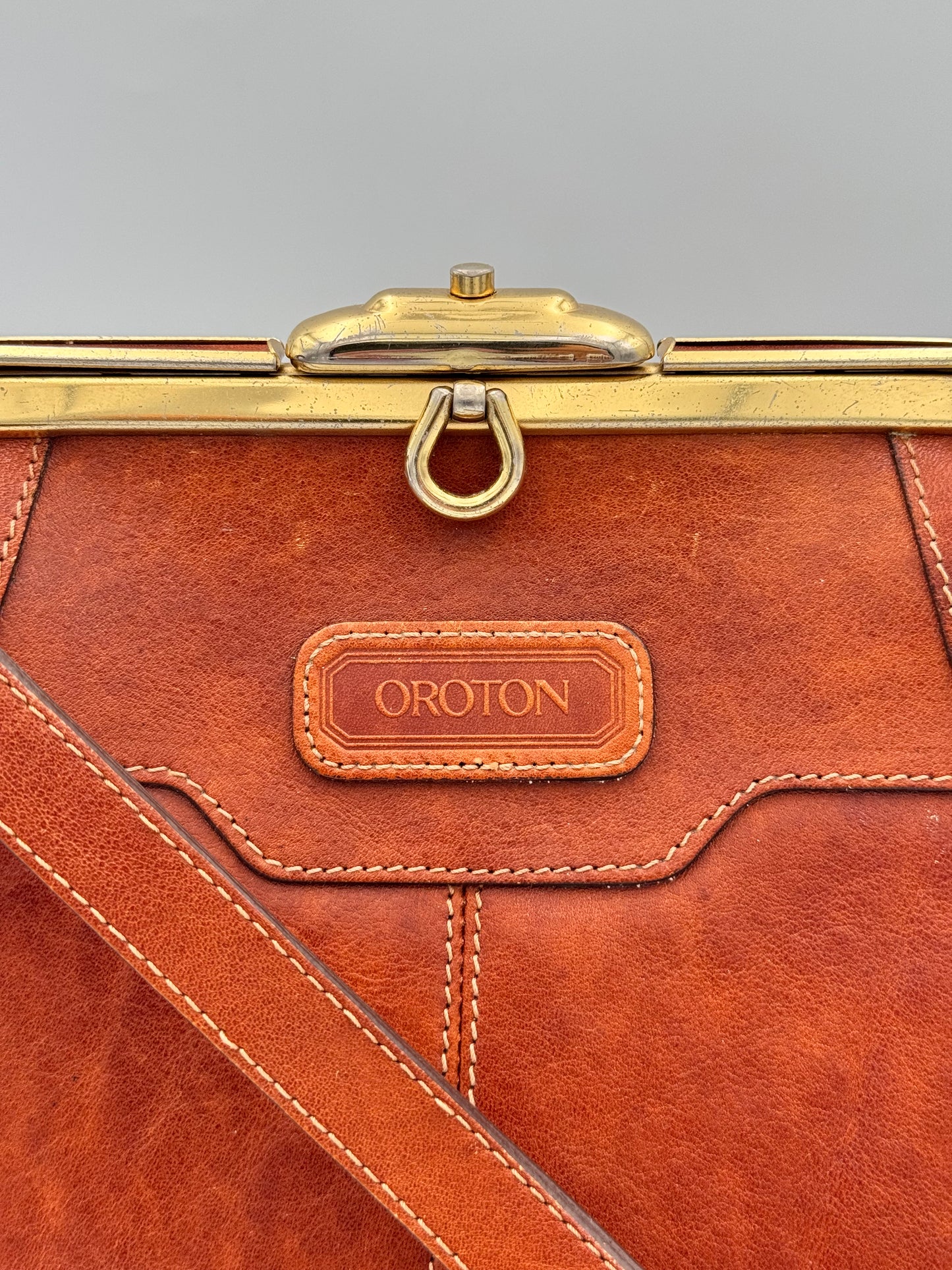 OROTON Brown Leather Bag