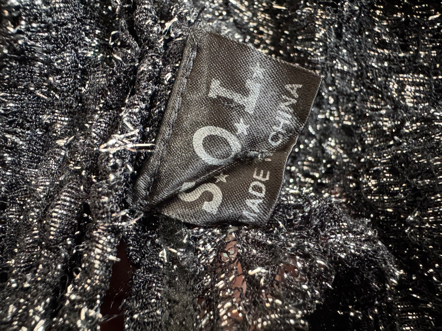 Vintage SOL Silver Baby Tee - size S/M