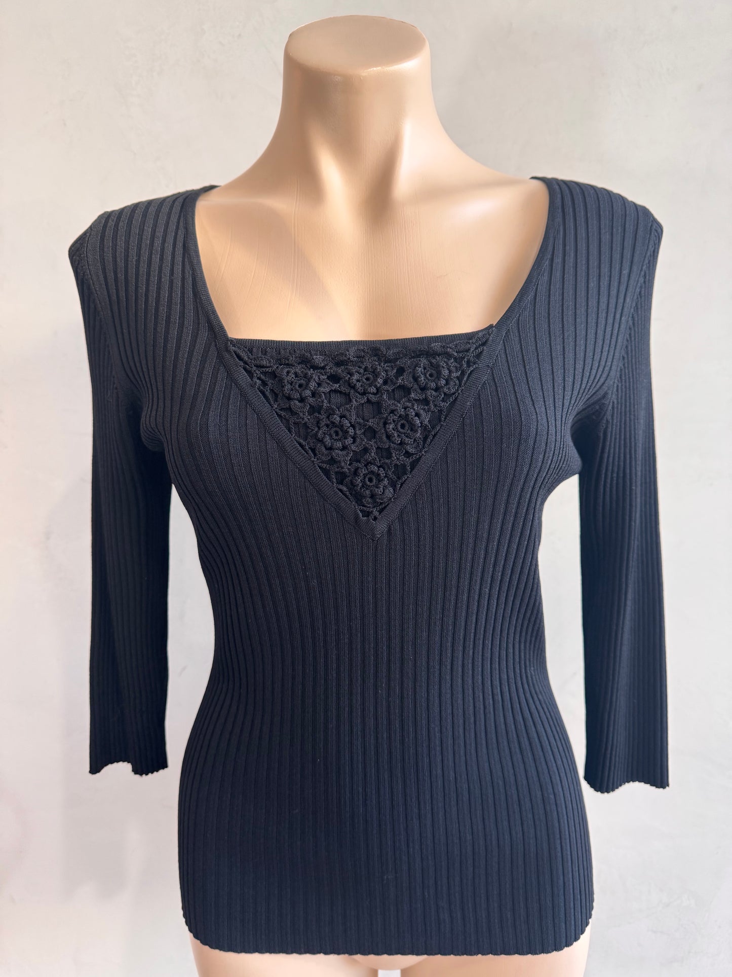 Vintage Christopher Ari Black Knit - size L