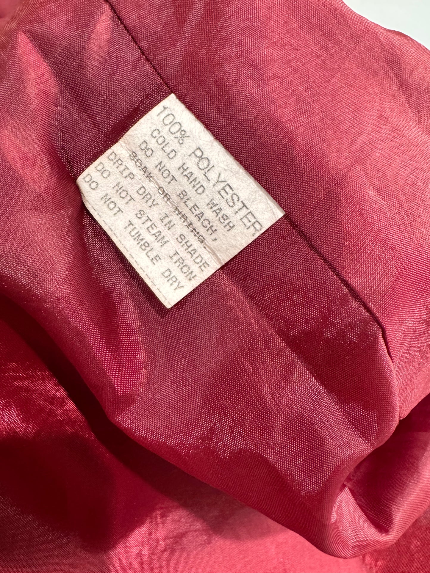 Vintage Jacqui E Red Maxi Skirt With Slits - size M