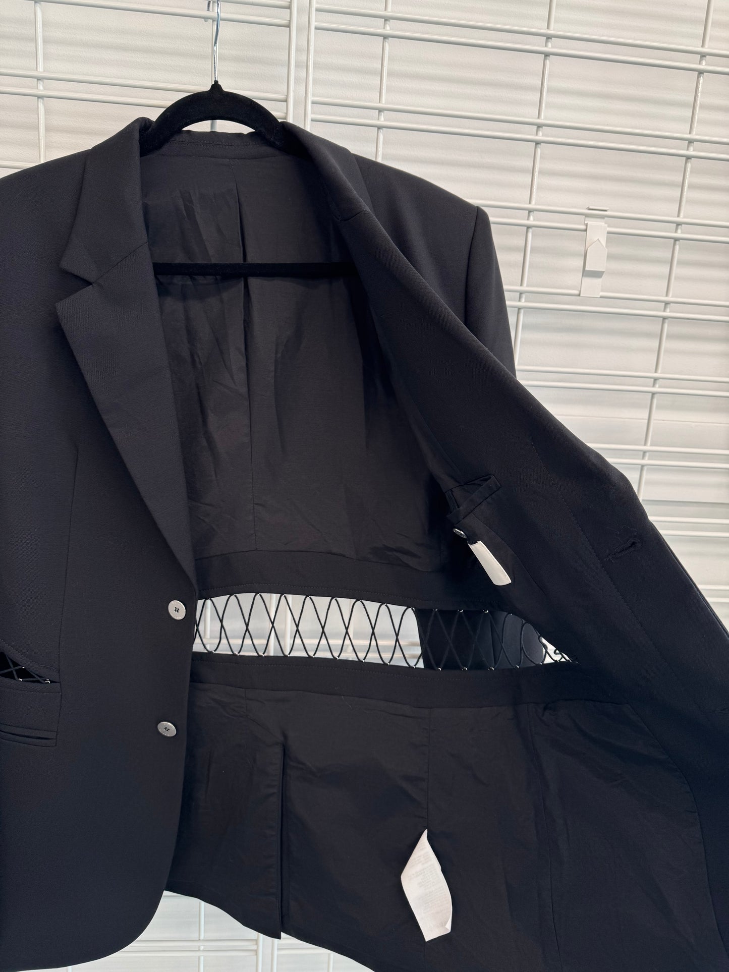 Dion Lee Black Cutout Blazer - Size S