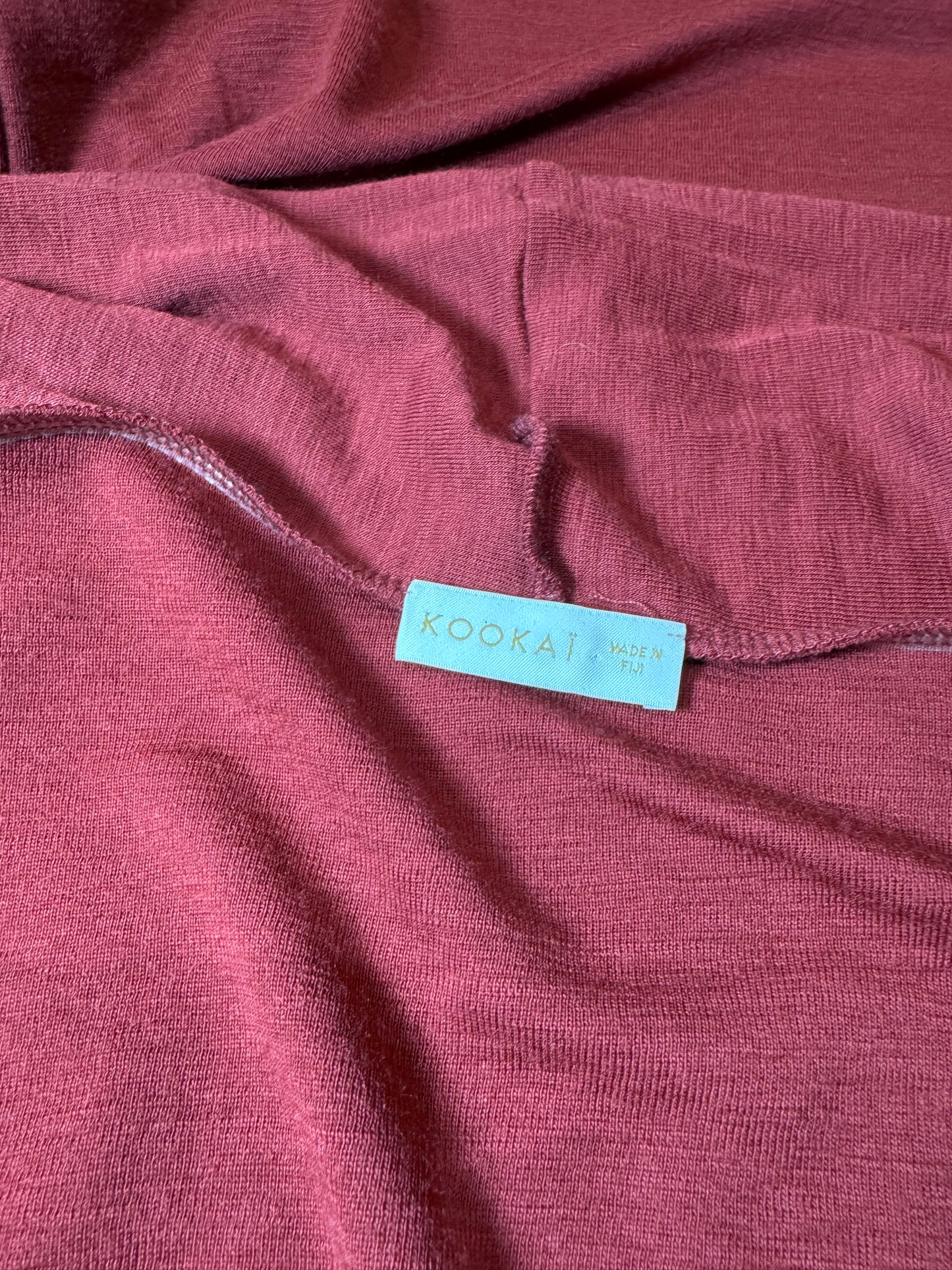 Kookai Long Red Wool Cardigan - size S